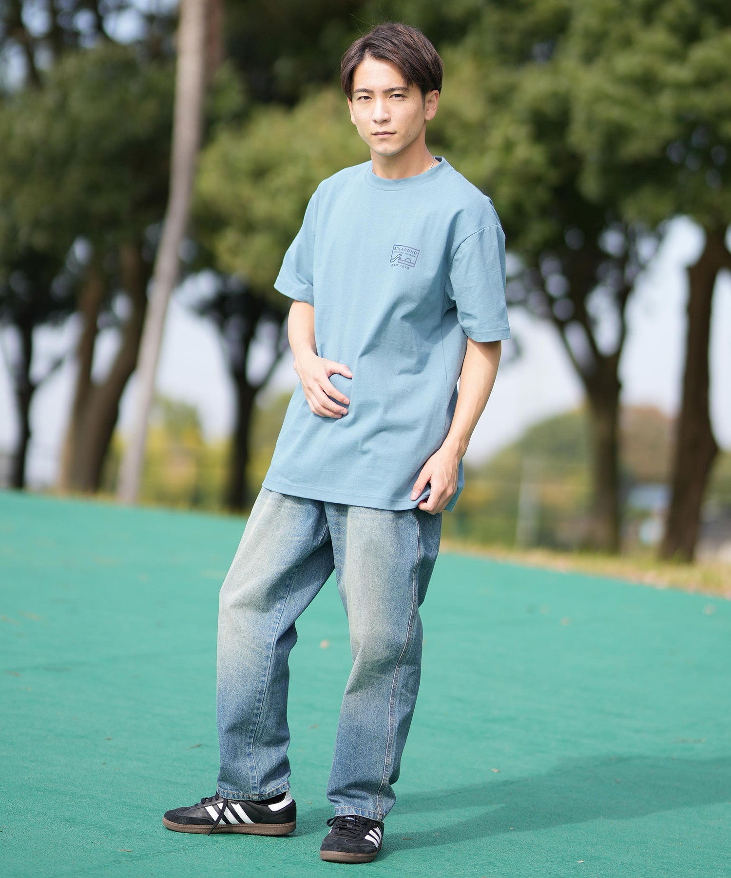 BILLABONG ビラボン 半袖 Tシャツ メンズ バックプリント BF011-216