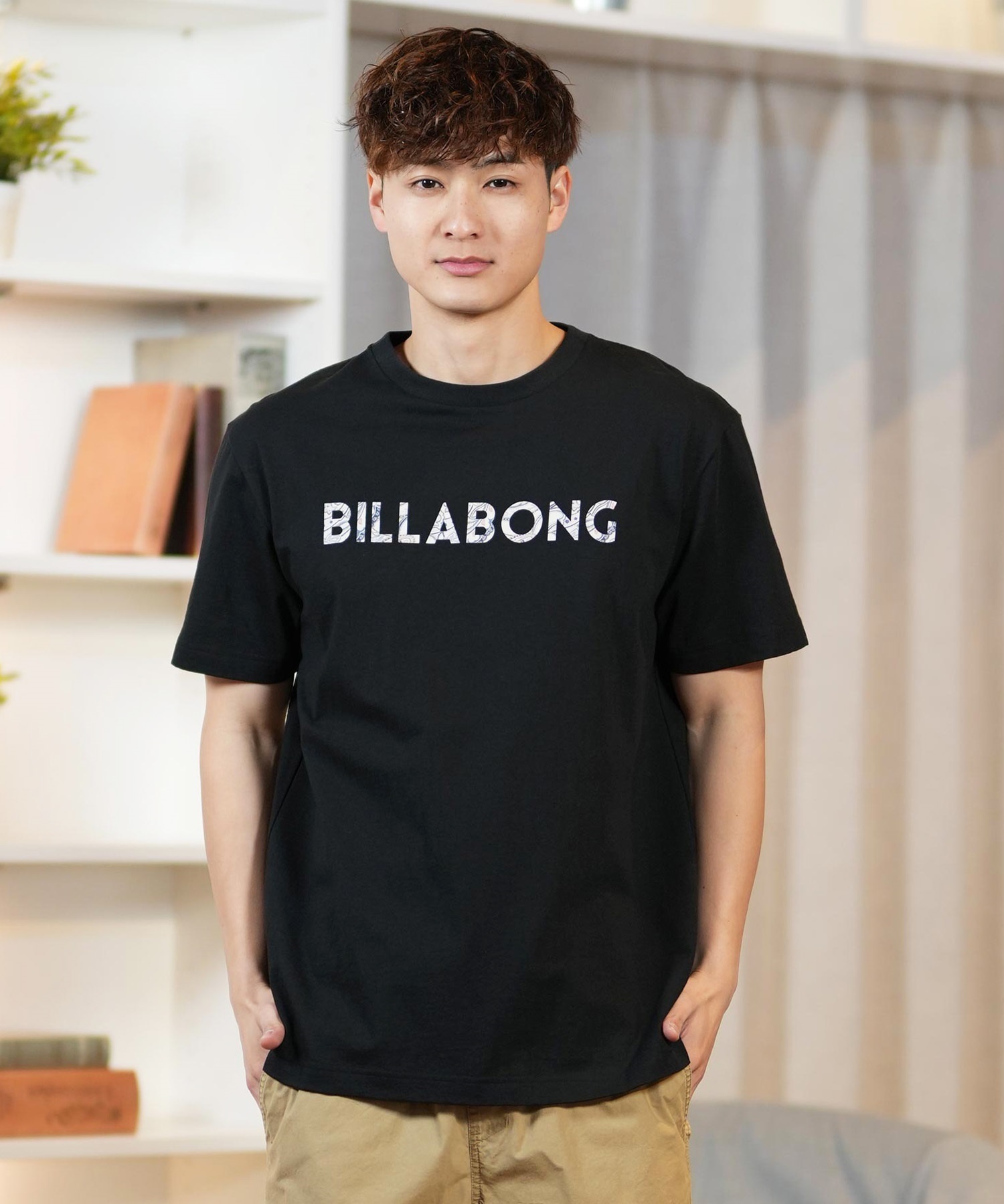 BILLABONG ビラボン 半袖 Tシャツ メンズ フロントロゴ レギュラー 