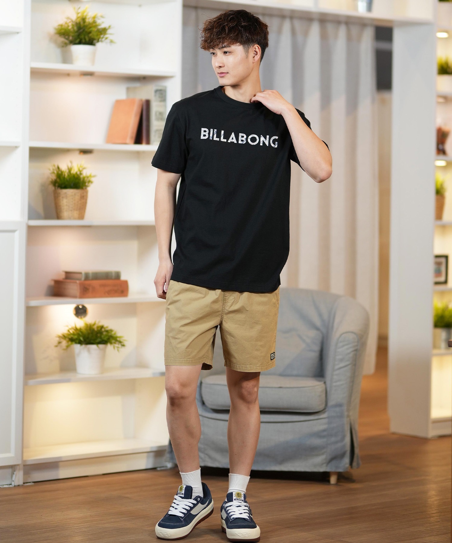 BILLABONG ビラボン 半袖 Tシャツ メンズ フロントロゴ レギュラー