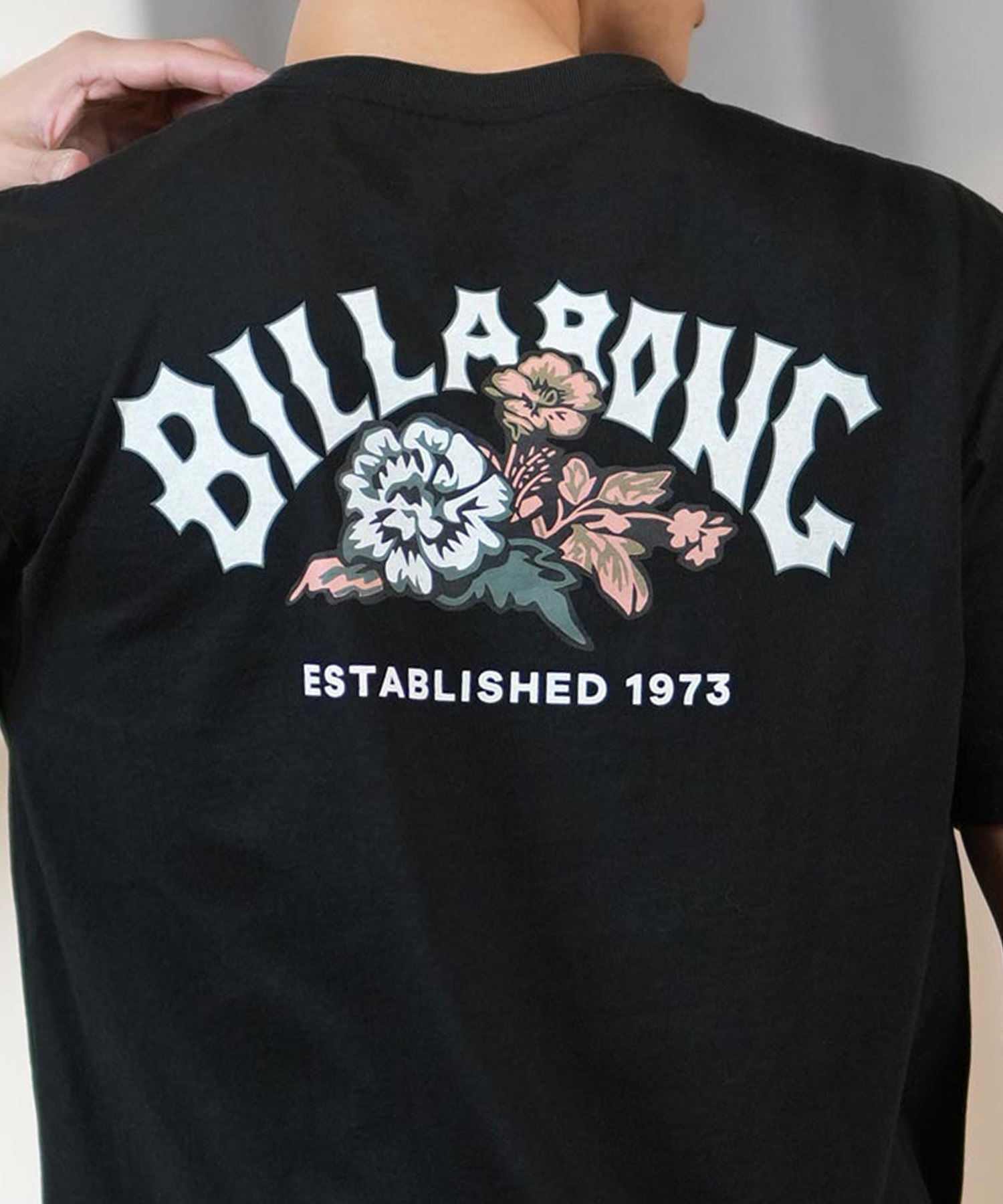 BILLABONG ビラボン 半袖 Tシャツ メンズ バックプリント レギュラーフィット THEME ARCH BF011-202(WHT-M)