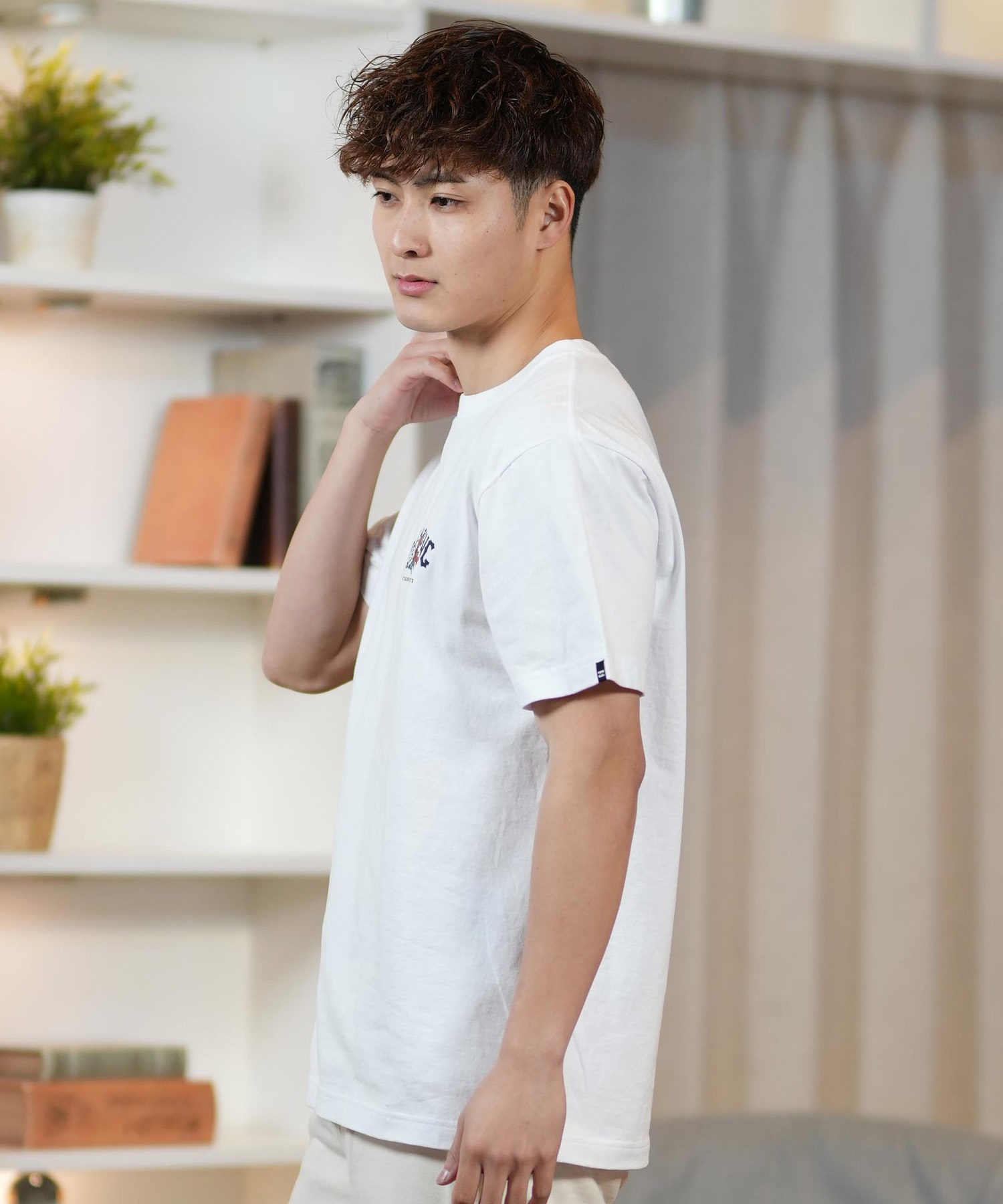 BILLABONG ビラボン 半袖 Tシャツ メンズ バックプリント レギュラーフィット THEME ARCH BF011-202(WHT-M)