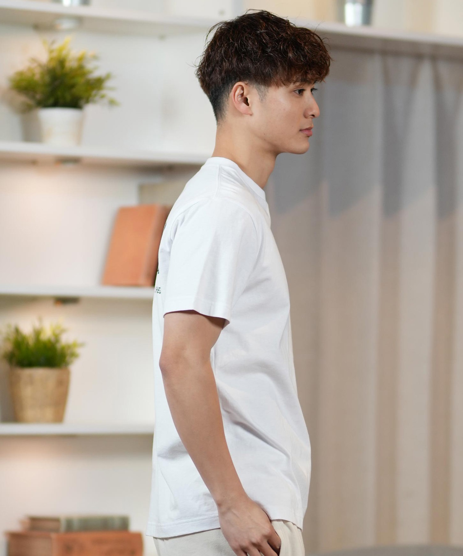 BILLABONG ビラボン 半袖 Tシャツ メンズ バックプリント レギュラーフィット THEME ARCH BF011-202(WHT-M)