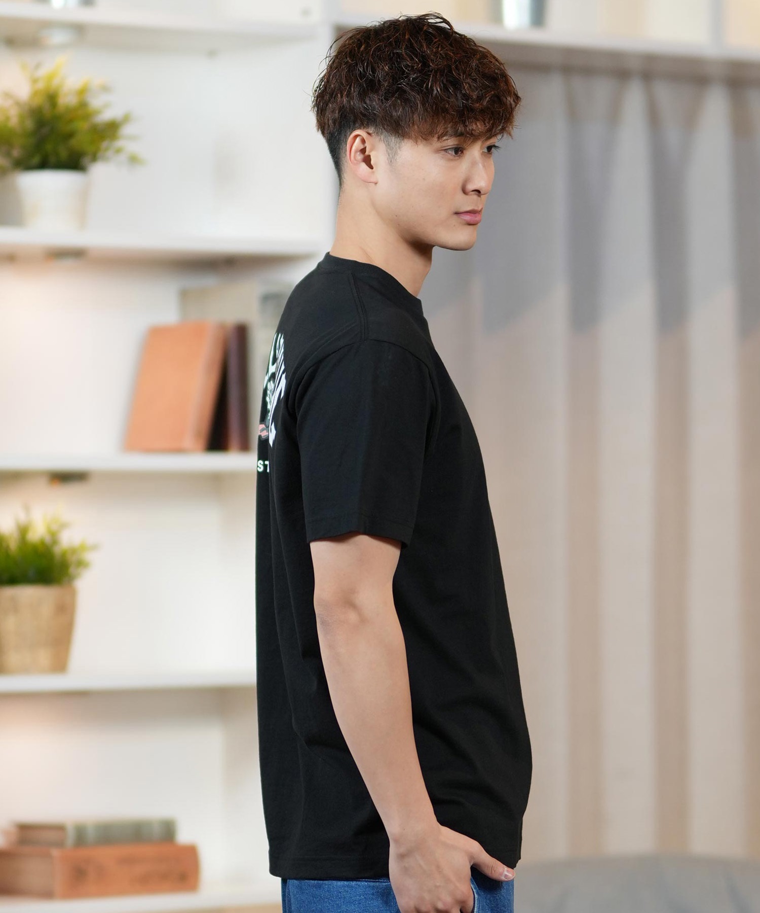 BILLABONG ビラボン 半袖 Tシャツ メンズ バックプリント レギュラーフィット THEME ARCH BF011-202(WHT-M)