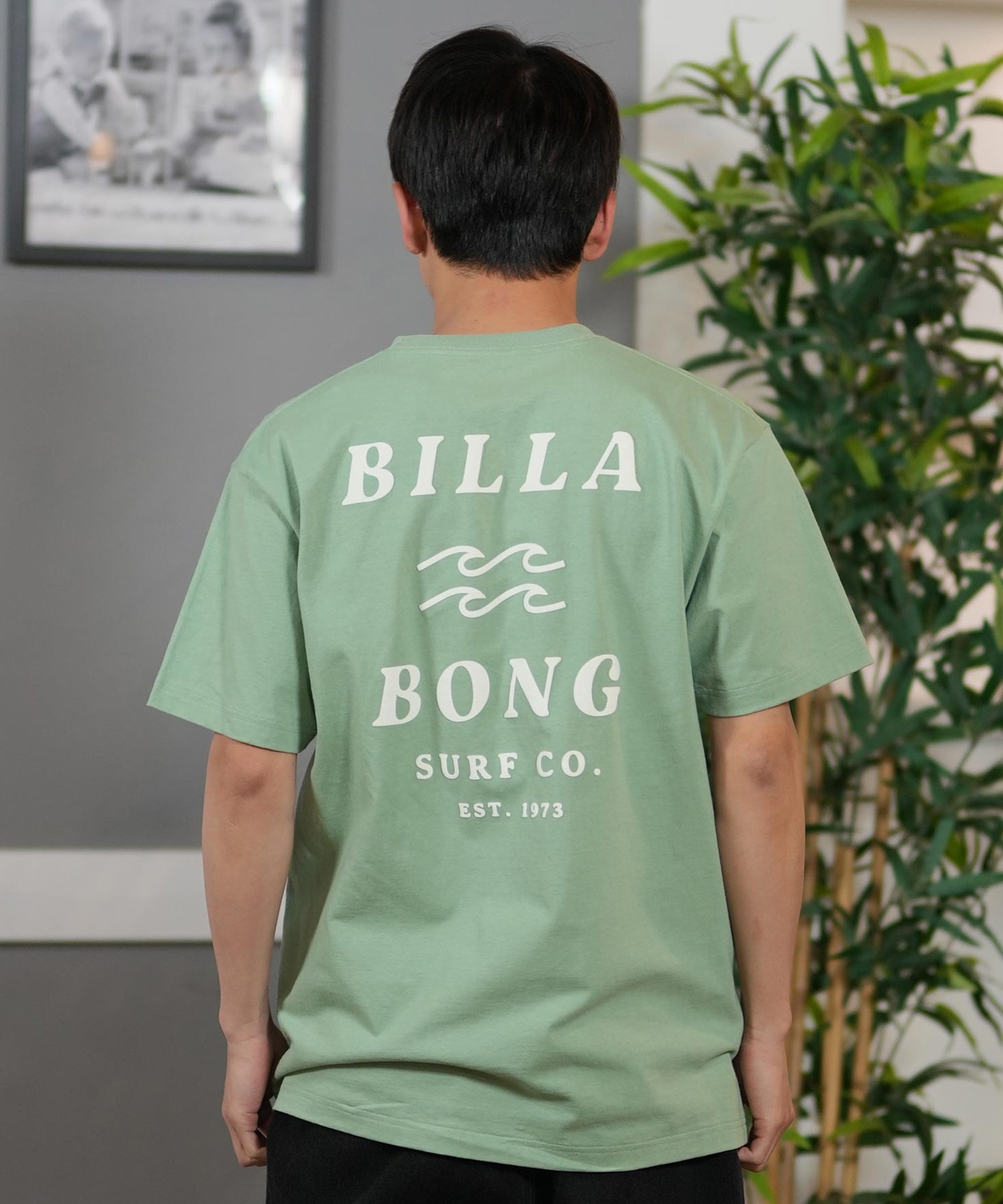 BILLABONG ビラボン 半袖 Tシャツ メンズ バックプリント レギュラーフィット ONE TIME BF011-203(WTB-S)