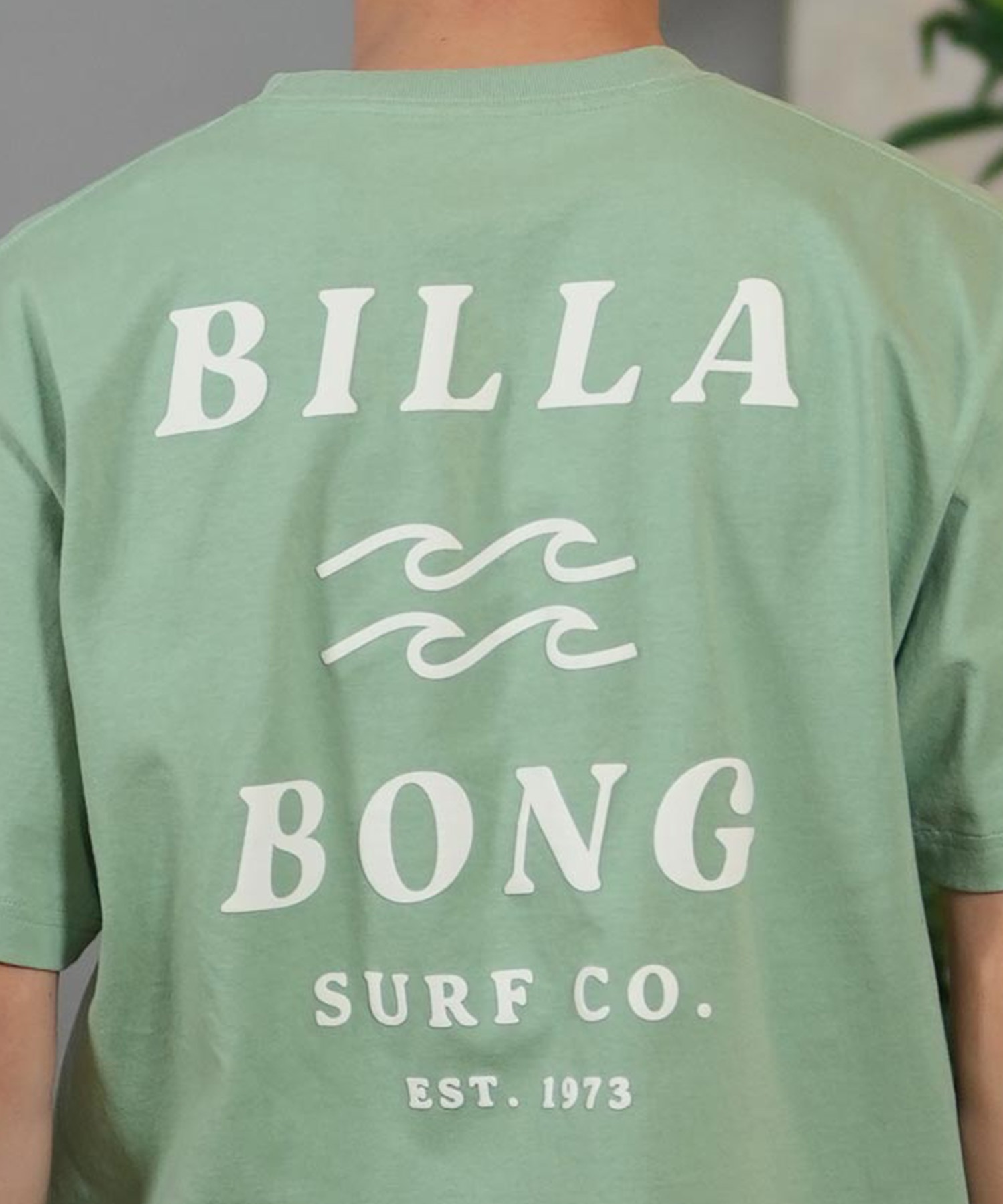 BILLABONG ビラボン 半袖 Tシャツ メンズ バックプリント レギュラーフィット ONE TIME BF011-203(WTB-S)