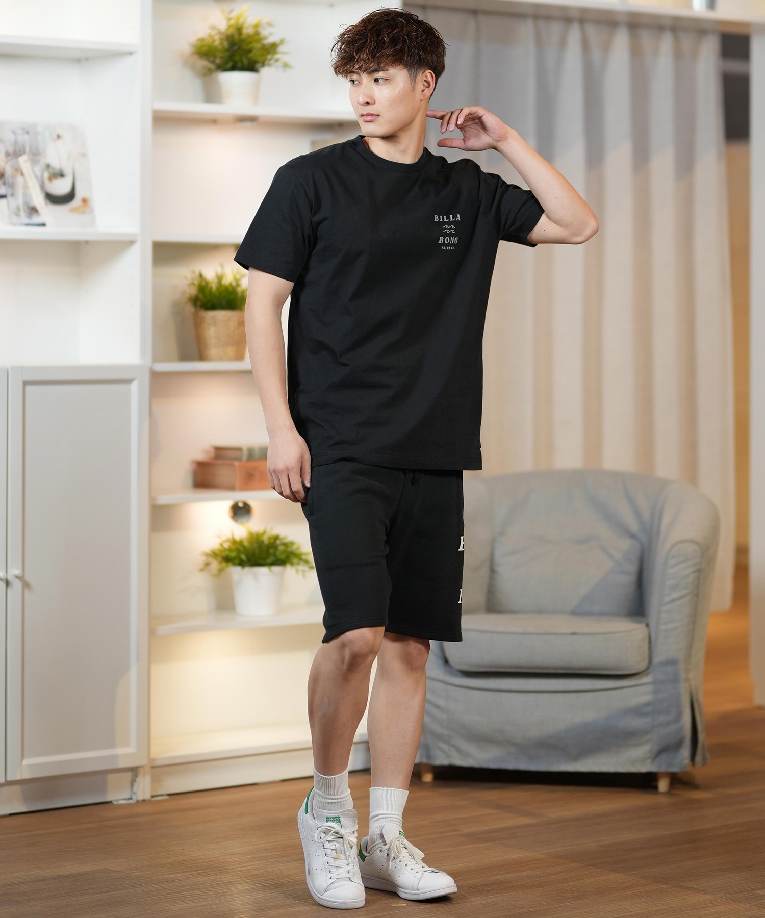 BILLABONG ビラボン 半袖 Tシャツ メンズ バックプリント レギュラーフィット ONE TIME BF011-203(WTB-S)