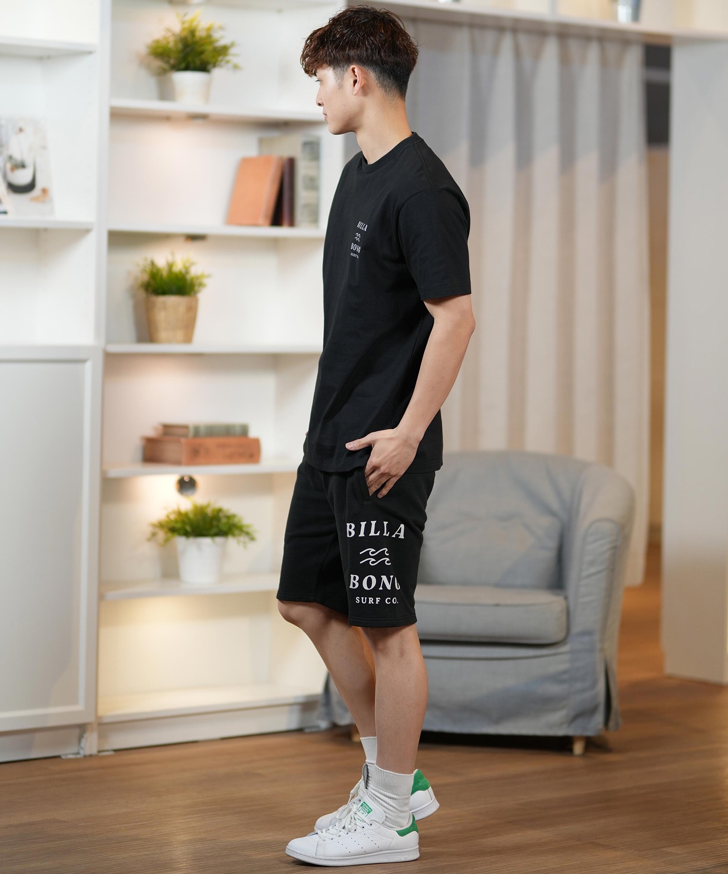 BILLABONG ビラボン 半袖 Tシャツ メンズ バックプリント レギュラーフィット ONE TIME BF011-203(WTB-S)