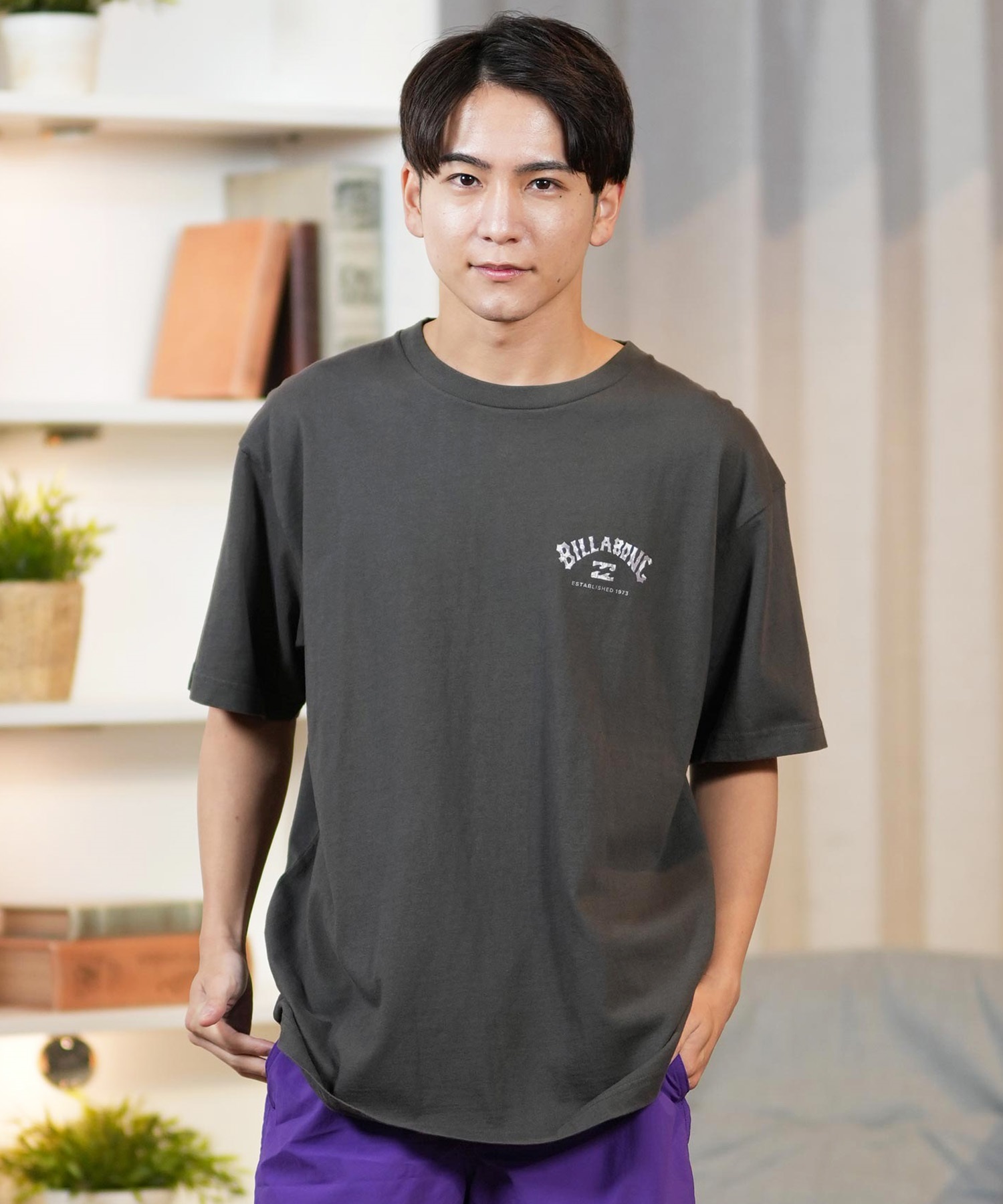 BILLABONG ビラボン 半袖 Tシャツ メンズ バックプリント オーバー