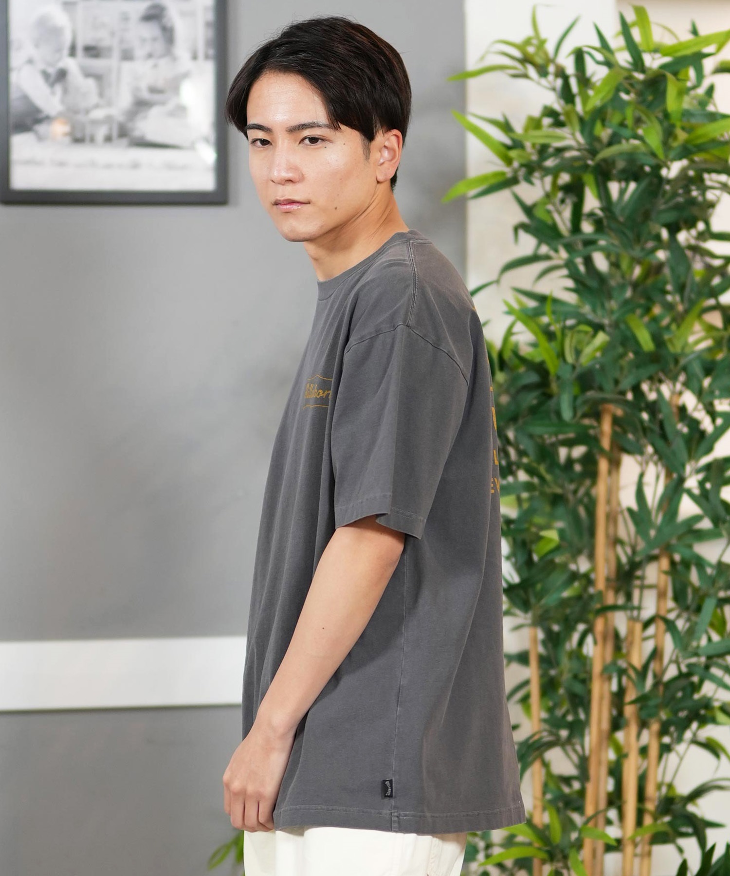BILLABONG ビラボン 半袖 Tシャツ メンズ バックプリント オーバーサイズ SIGN BF011-209(WAA-M)