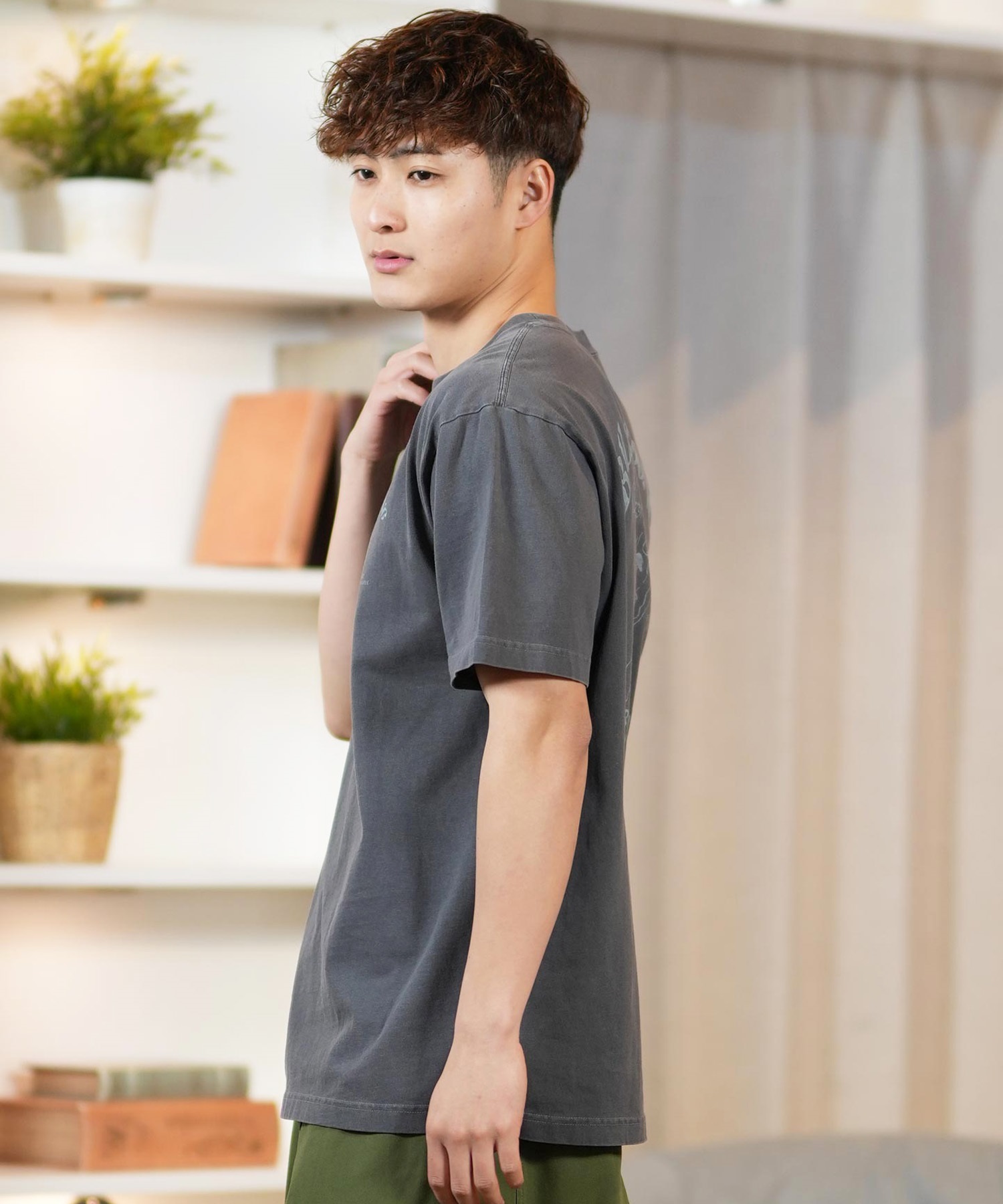 BILLABONG ビラボン 半袖 Tシャツ メンズ バックプリント オーバー