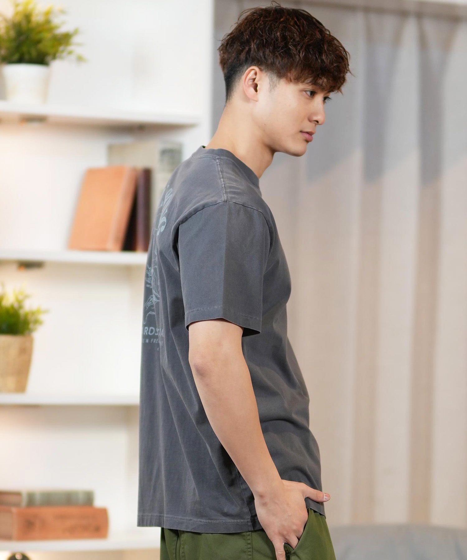 BILLABONG ビラボン 半袖 Tシャツ メンズ バックプリント オーバー 