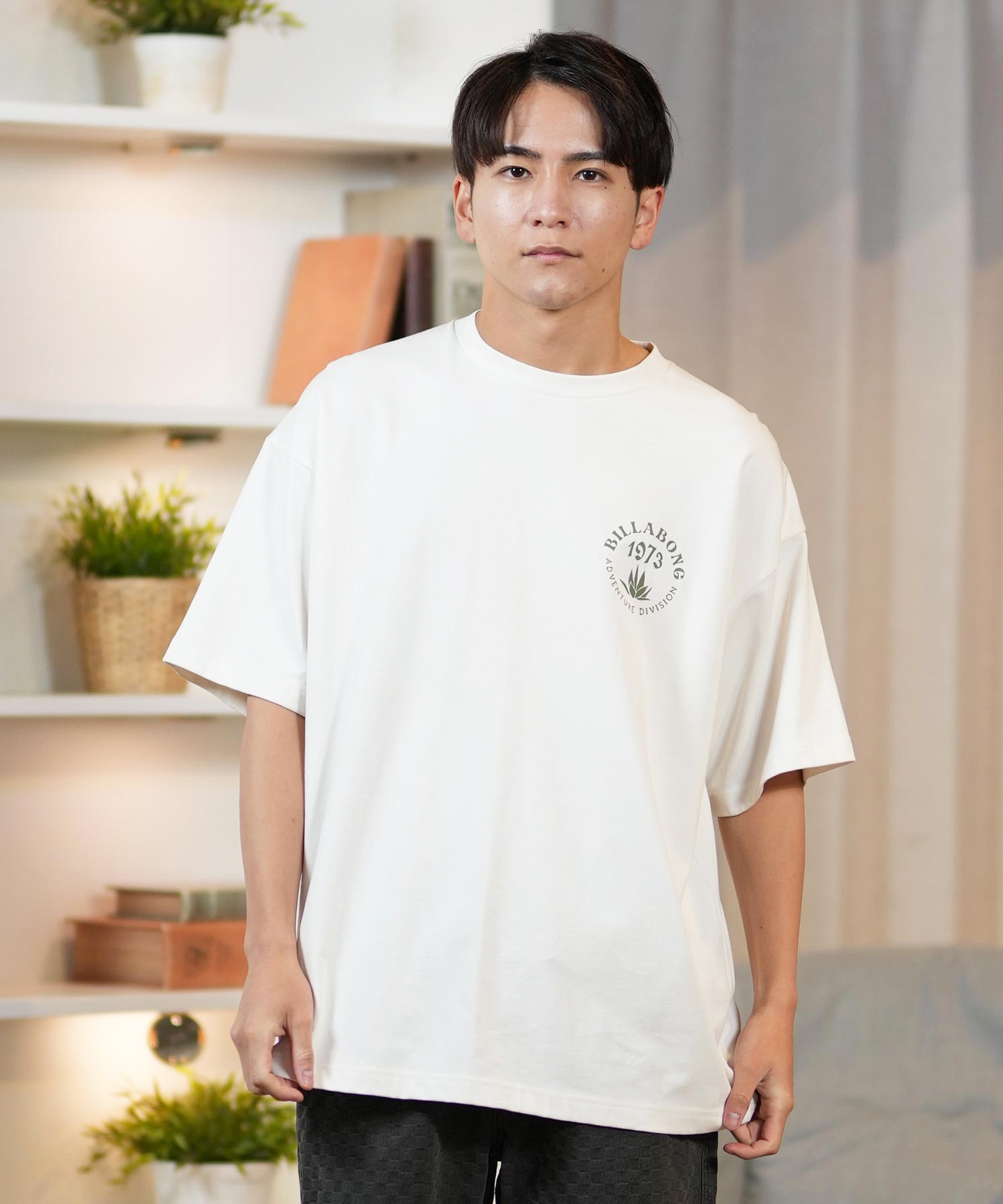 BILLABONG ビラボン 半袖 Tシャツ メンズ バックプリント UVカット