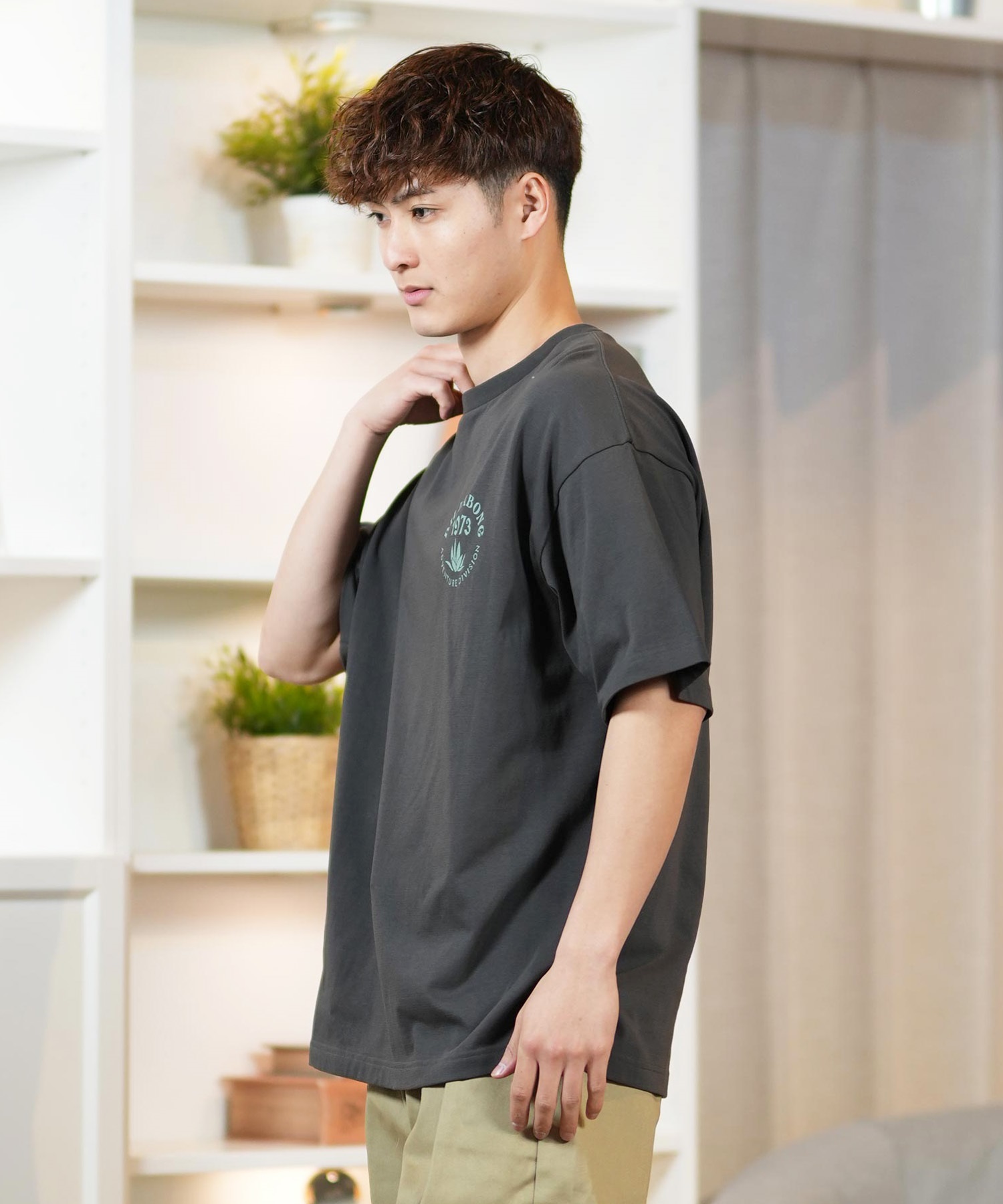 BILLABONG ビラボン 半袖 Tシャツ メンズ バックプリント UVカット