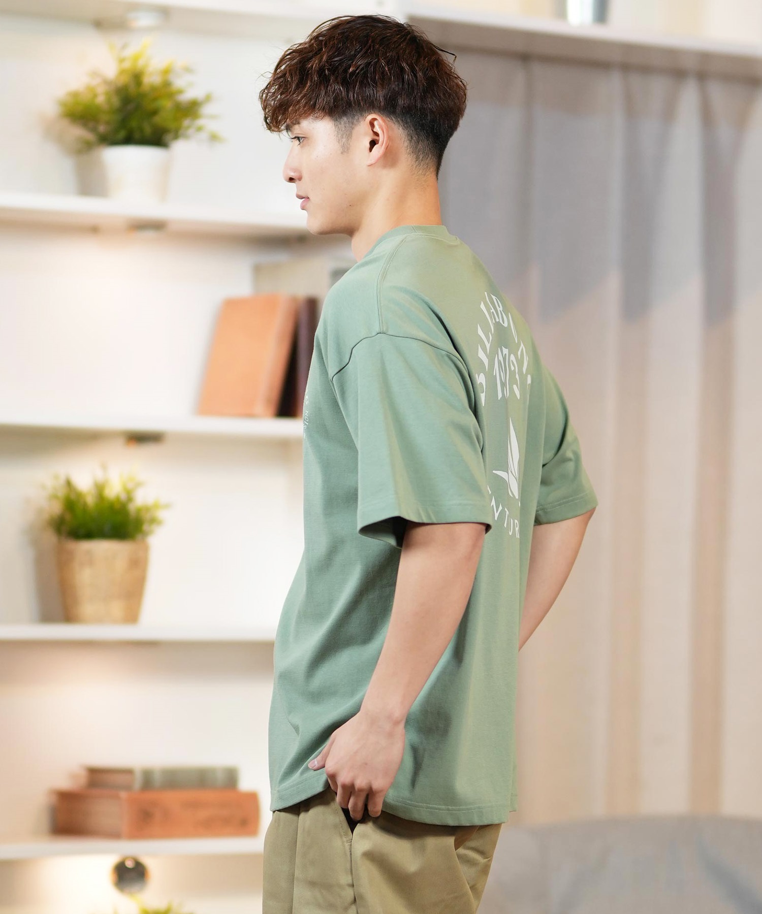 BILLABONG ビラボン 半袖 Tシャツ メンズ バックプリント UVカット