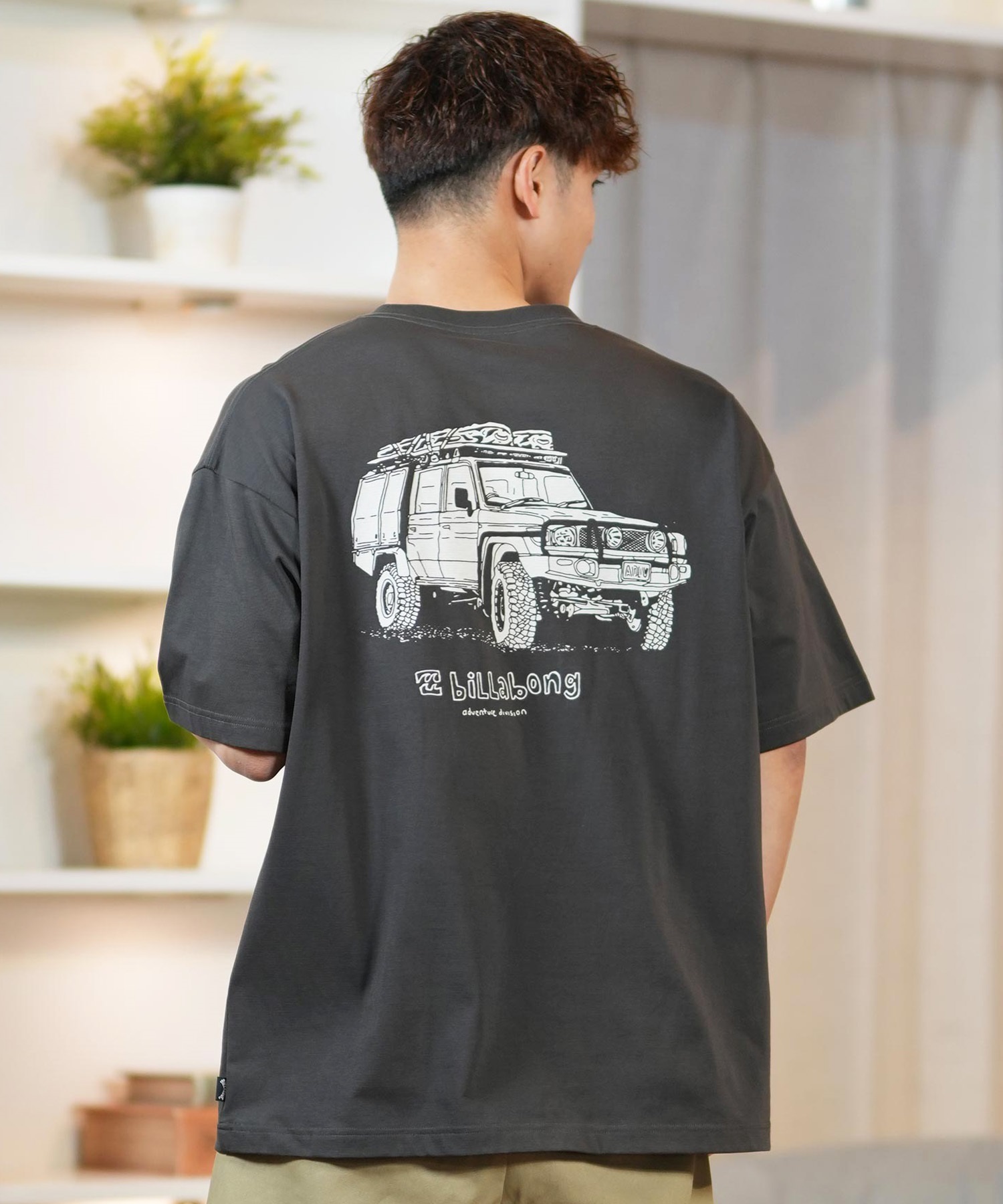 BILLABONG ビラボン 半袖 Tシャツ メンズ バックプリント UVカット