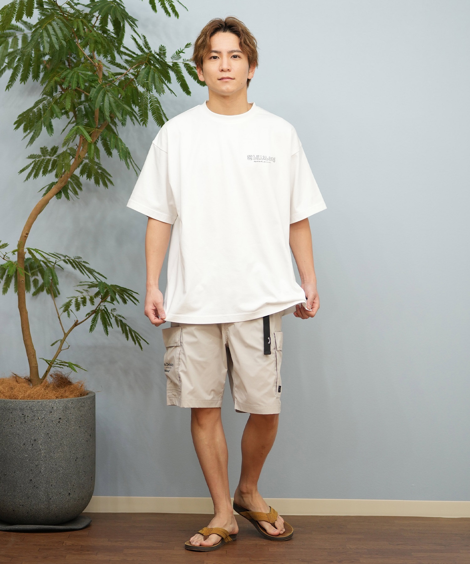 BILLABONG ビラボン 半袖 Tシャツ メンズ バックプリント UVカット