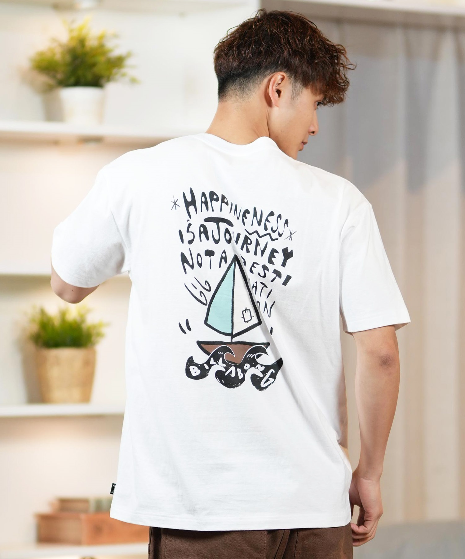 BILLABONG ビラボン 半袖 Tシャツ メンズ バックプリント ZACK