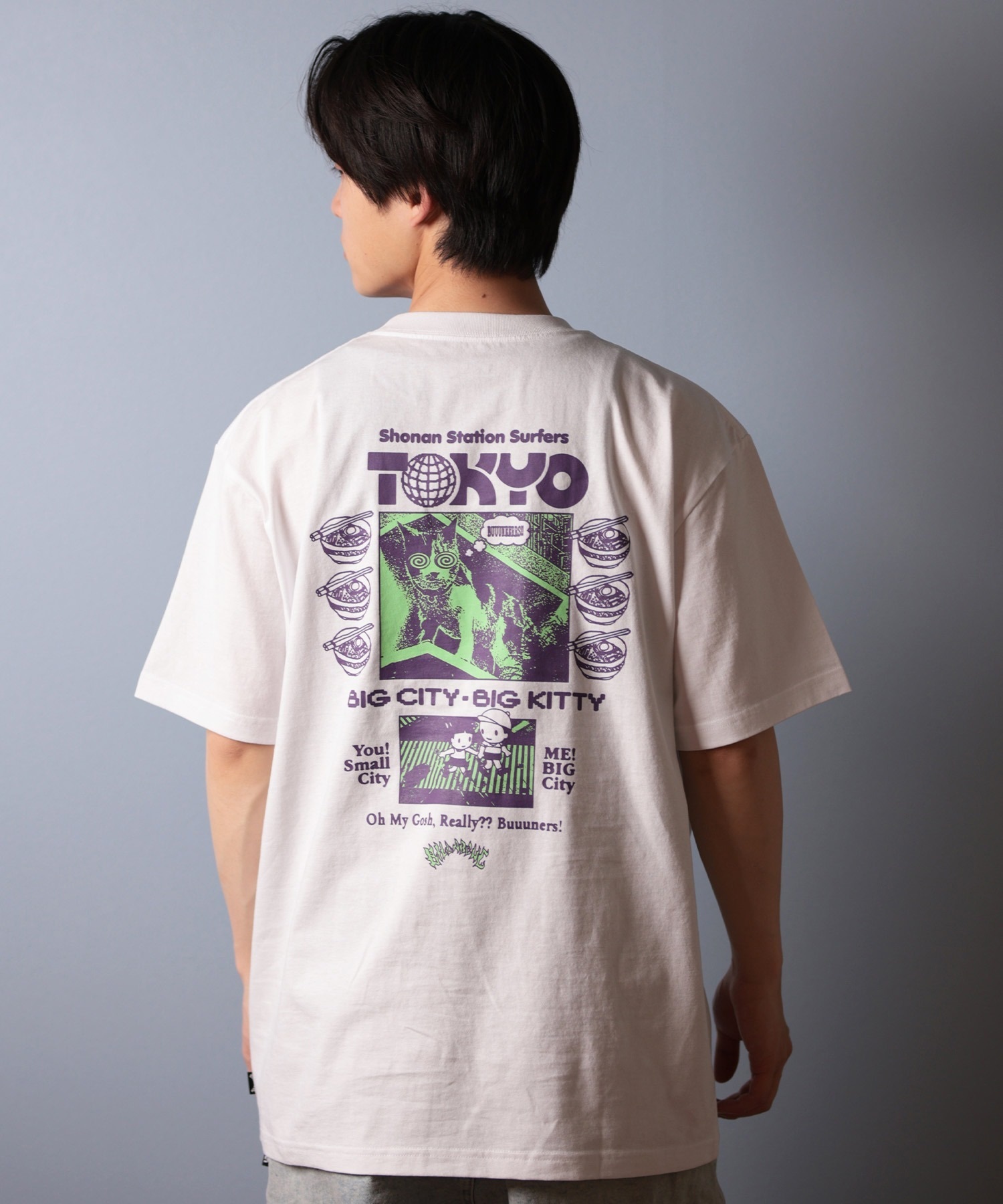 BILLABONG ビラボン 半袖 Tシャツ メンズ バックプリント TOKYO 東京