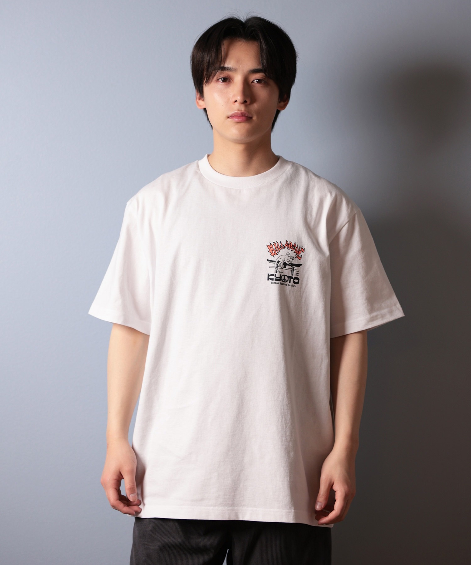 BILLABONG ビラボン 半袖 Tシャツ メンズ バックプリント 京都 KYOTO T