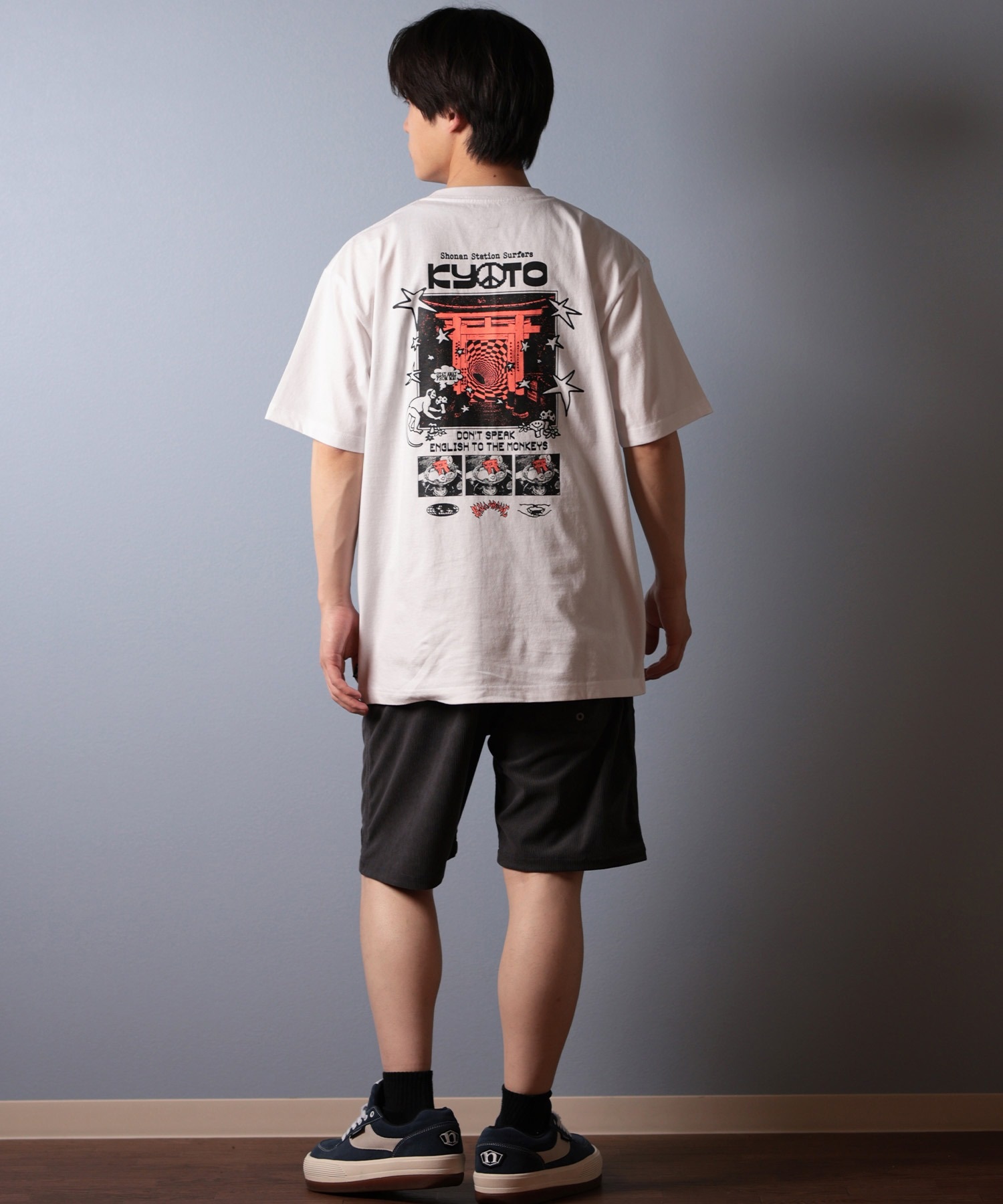 BILLABONG ビラボン 半袖 Tシャツ メンズ バックプリント 京都 KYOTO T
