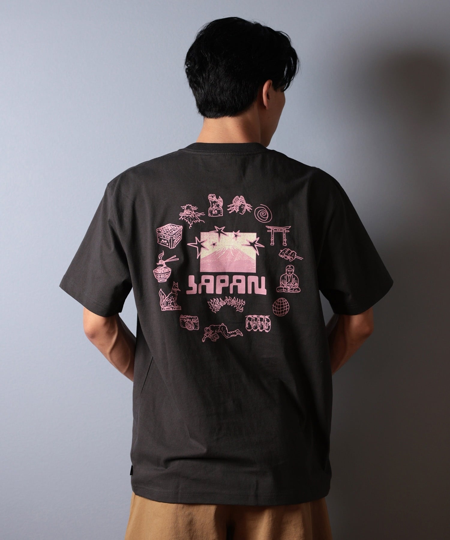 BILLABONG ビラボン 半袖 Tシャツ メンズ 日本 JAPAN バックプリント