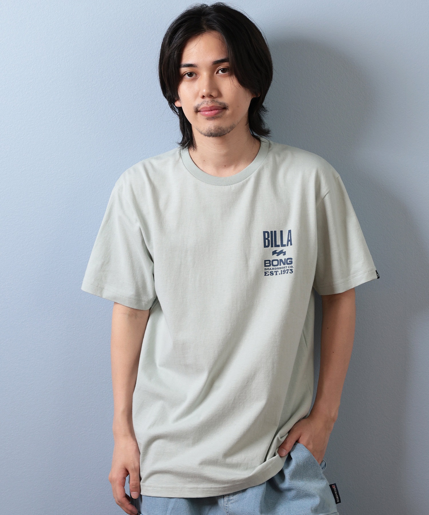 BILLABONG ビラボン 半袖 Tシャツ メンズ バックプリント ADVISORY TAG