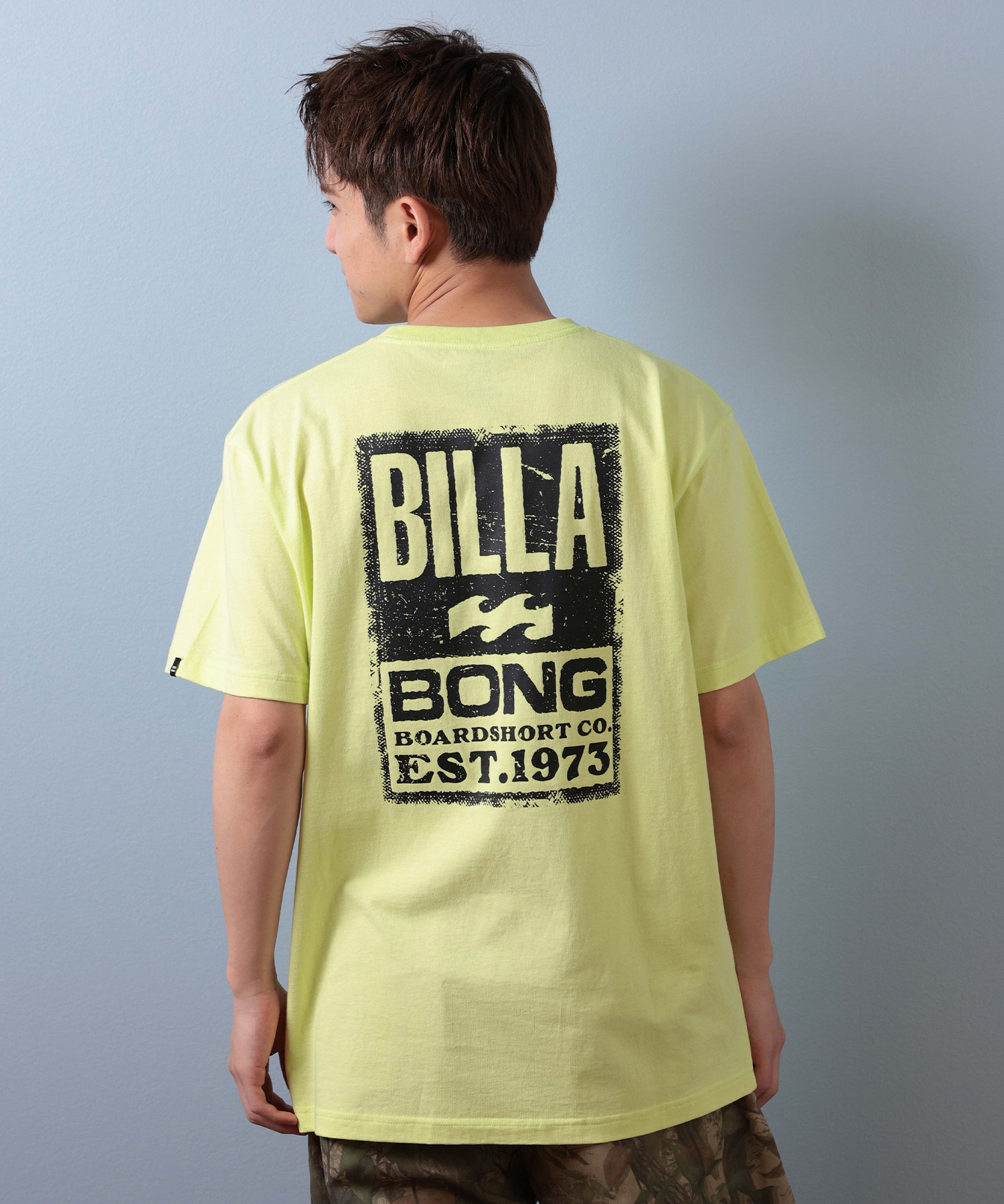 BILLABONG ビラボン 半袖 Tシャツ メンズ バックプリント ADVISORY TAG