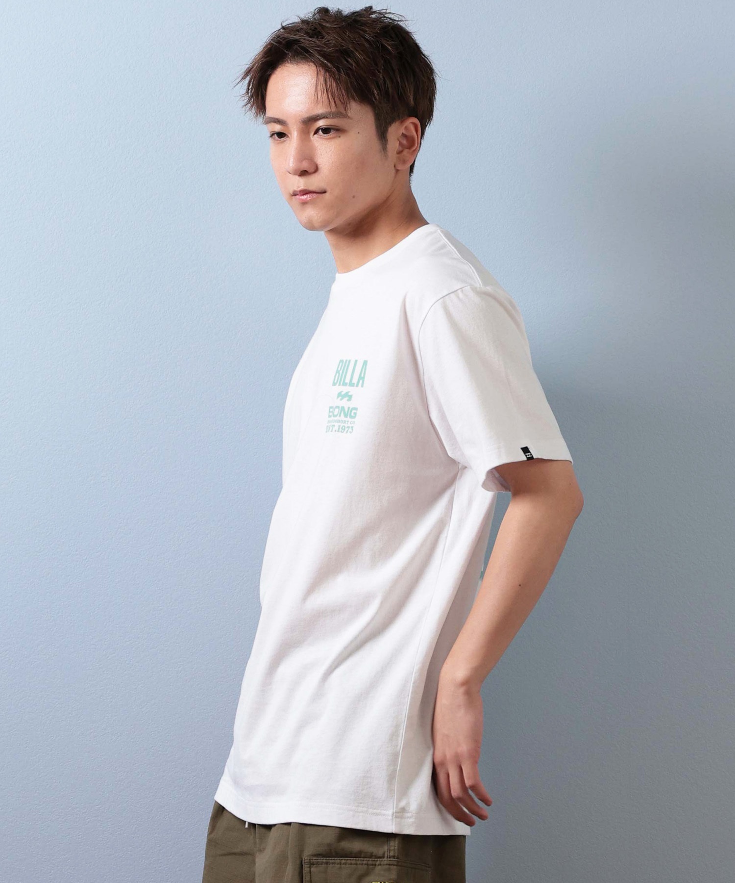 BILLABONG ビラボン 半袖 Tシャツ メンズ バックプリント ADVISORY TAG