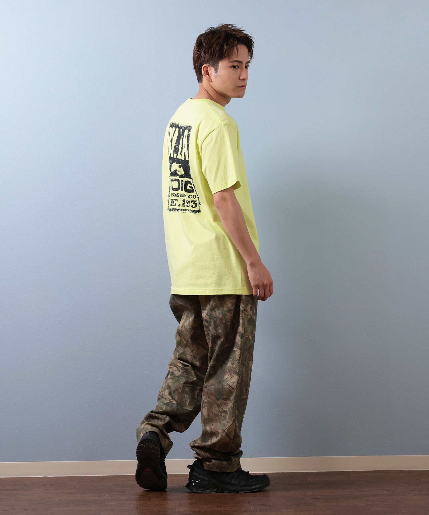 BILLABONG ビラボン 半袖 Tシャツ メンズ バックプリント ADVISORY TAG