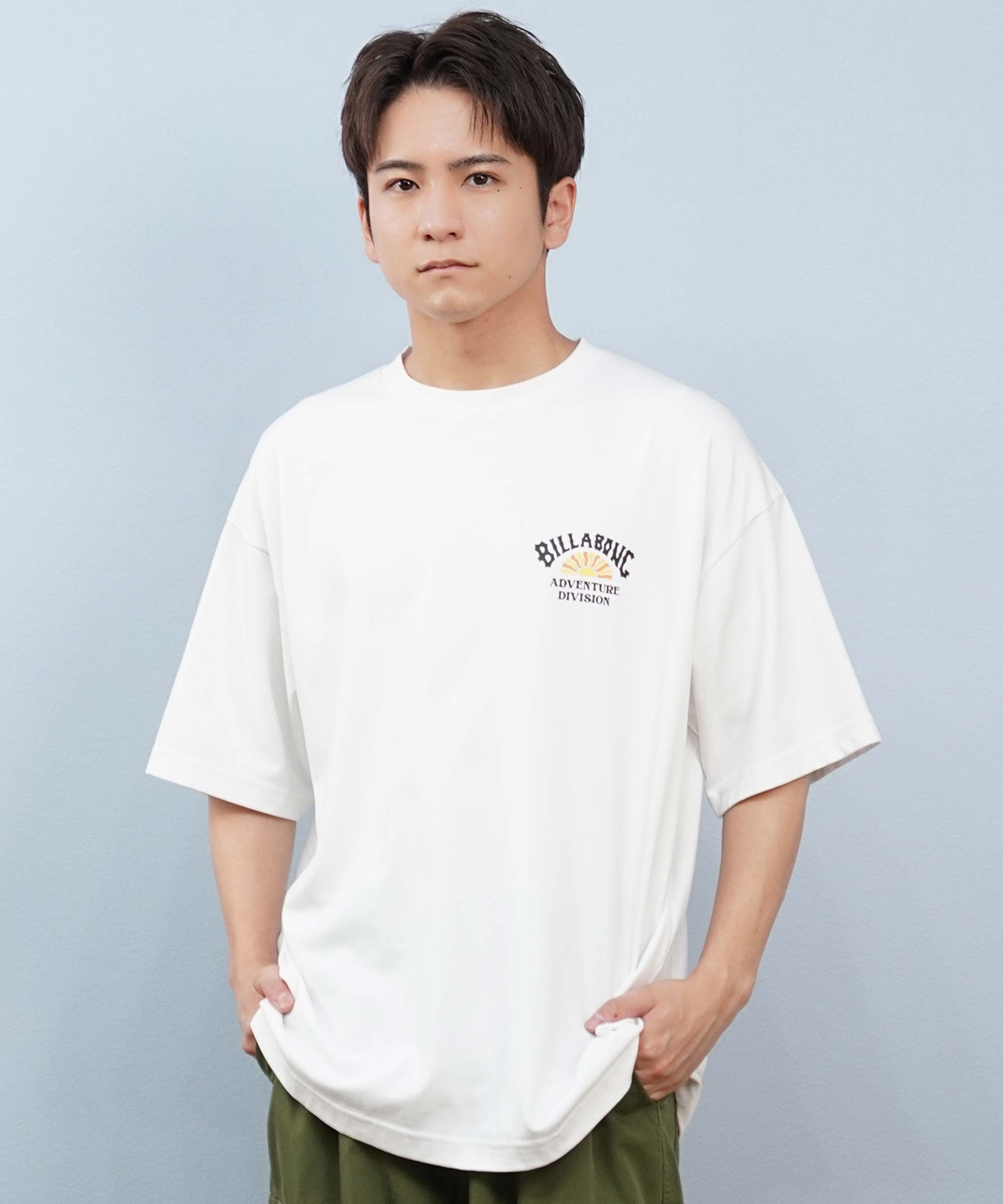 BILLABONG ビラボン 半袖 Tシャツ メンズ バックプリント メッシュ