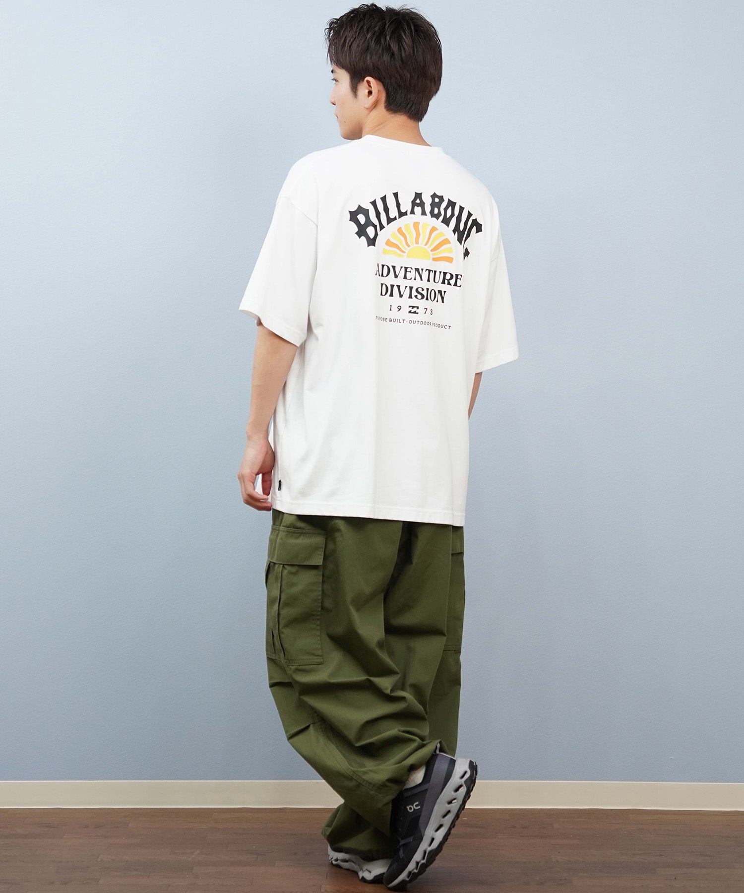 Billabongパンツ  2枚&Tシャツ BILLABONG ビラボン 半袖 Tシャツ メンズ バックプリント メッシュ