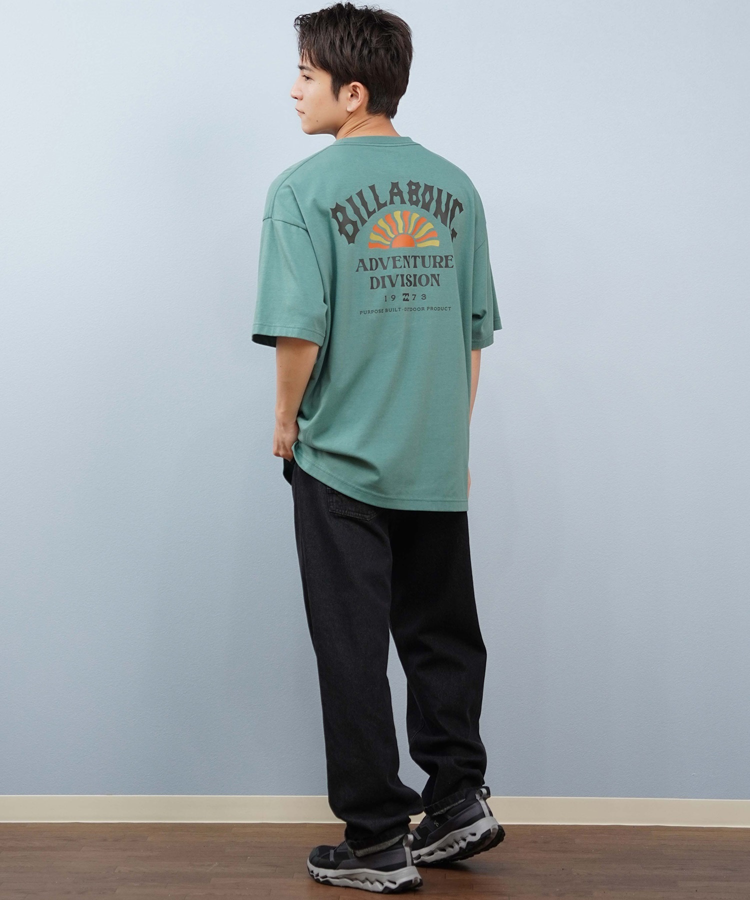 Billabongパンツ  2枚&Tシャツ BILLABONG ビラボン 半袖 Tシャツ メンズ バックプリント メッシュ