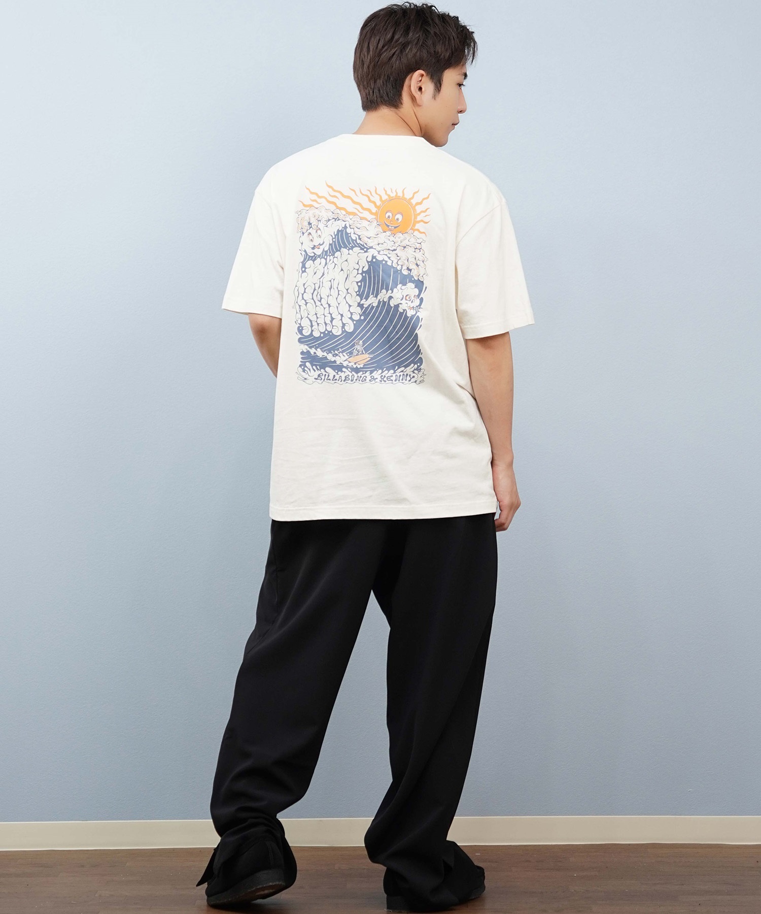 BILLABONG ビラボン 半袖 Tシャツ メンズ バックプリント オーバー