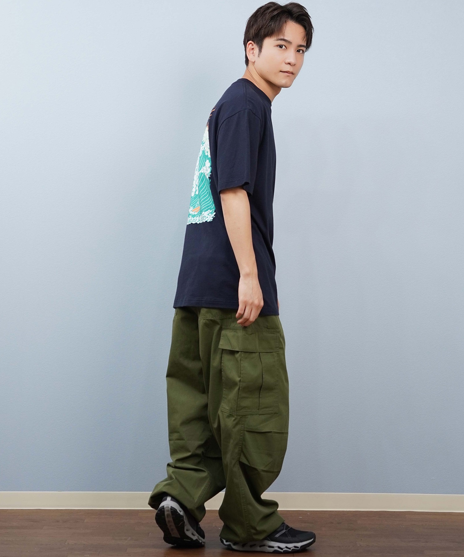 BILLABONG ビラボン 半袖 Tシャツ メンズ バックプリント オーバー