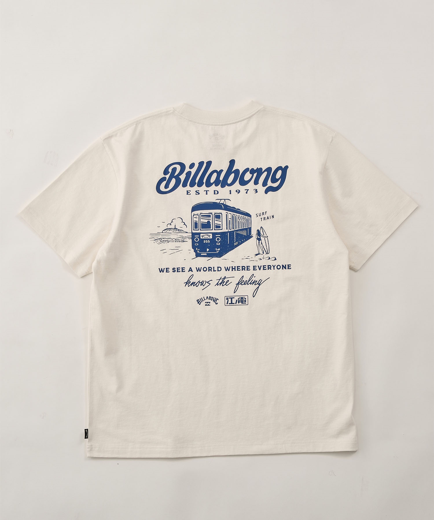 BILLABONG ビラボン 半袖 Tシャツ メンズ 江ノ電×BILLABONG ENODEN COAST LINE Tシャツ BF012-212(BLU-M)