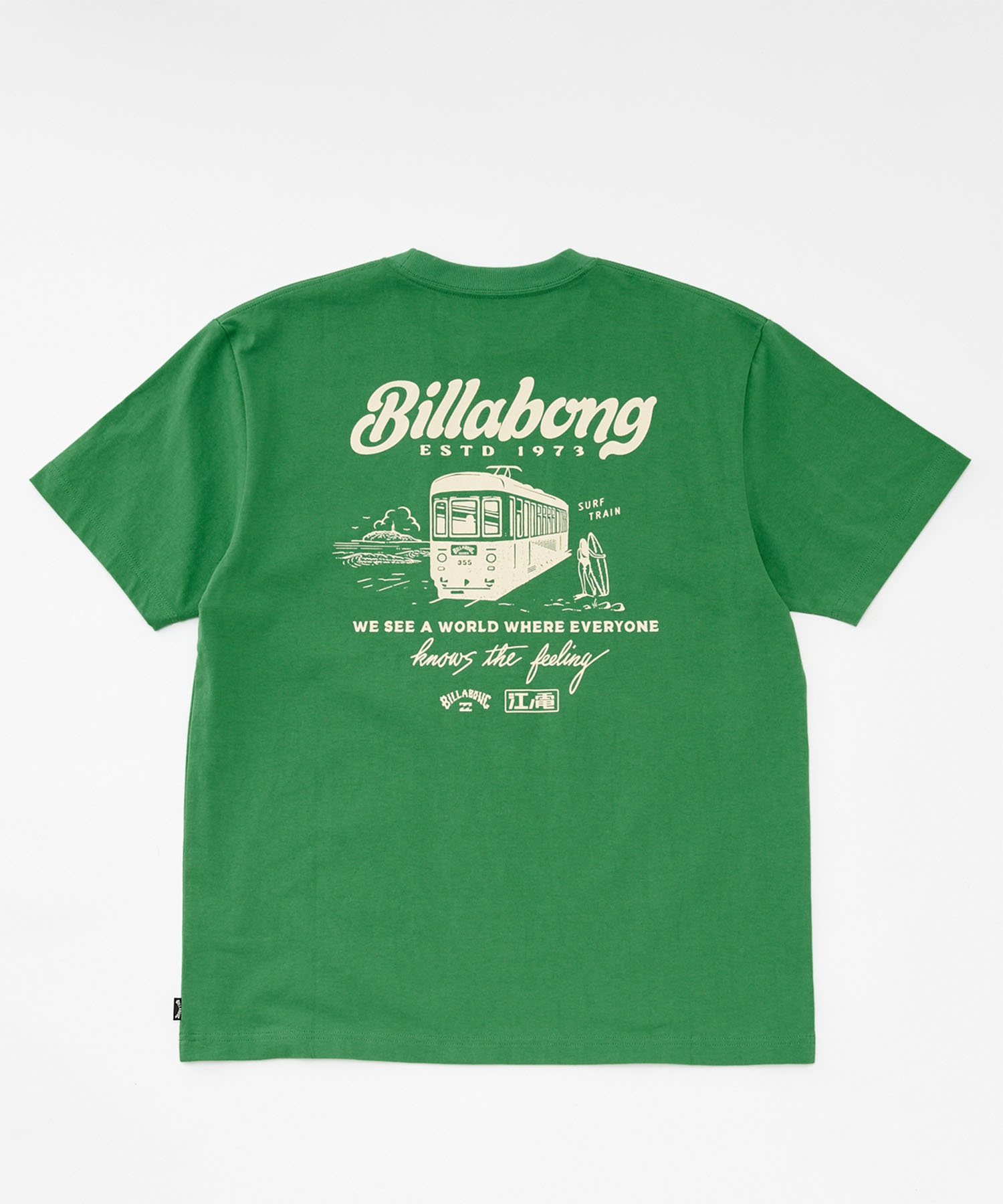 BILLABONG ビラボン 半袖 Tシャツ メンズ 江ノ電×BILLABONG ENODEN COAST LINE Tシャツ BF012-212(BLU-M)