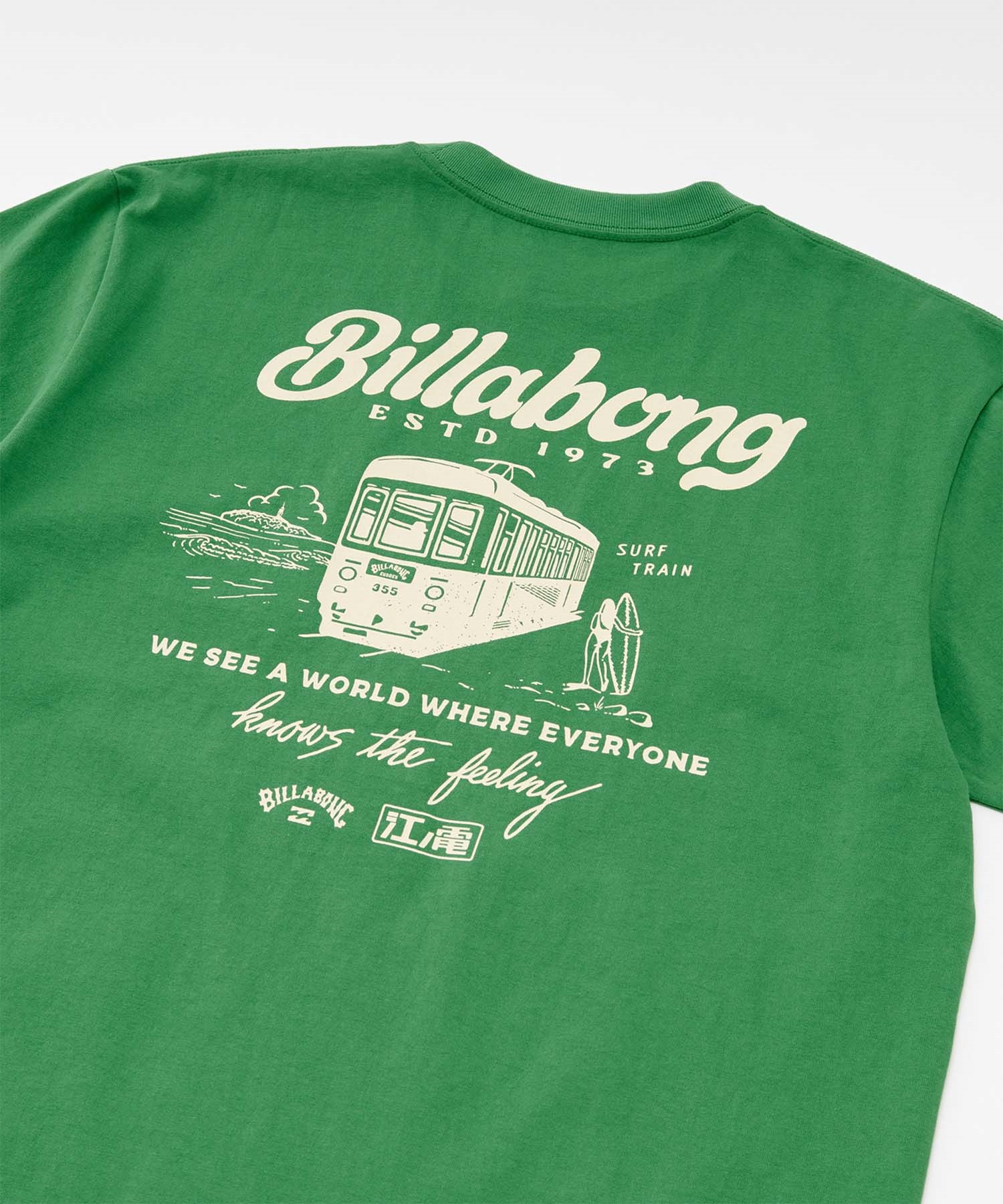 BILLABONG ビラボン 半袖 Tシャツ メンズ 江ノ電×BILLABONG ENODEN COAST LINE Tシャツ BF012-212(BLU-M)