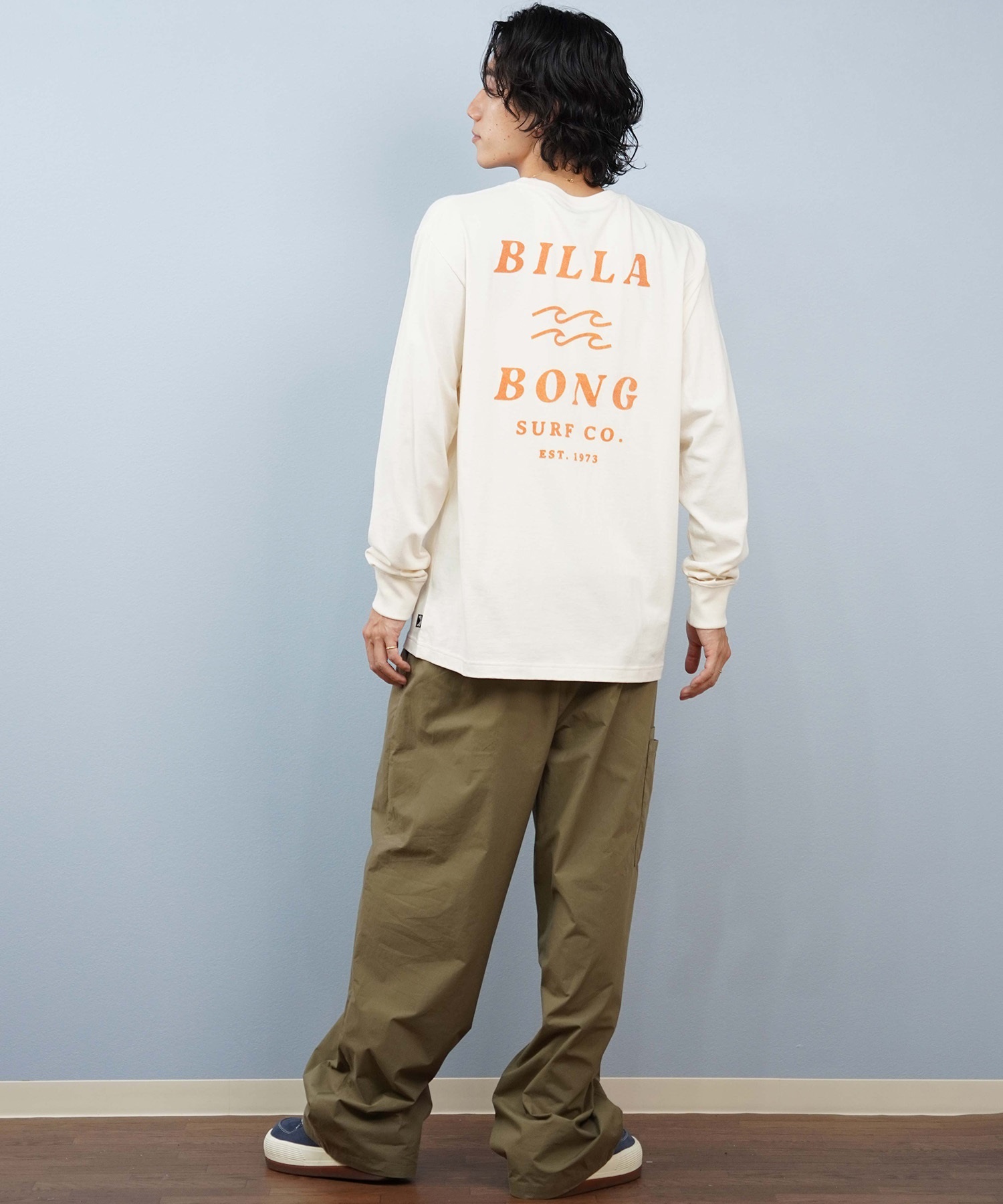 BILLABONG ビラボン 長袖 Tシャツ ロンT メンズ バックプリント ONE