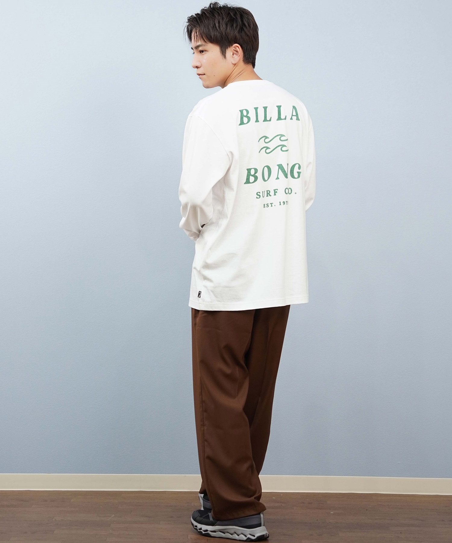 BILLABONG ビラボン 長袖 Tシャツ ロンT メンズ バックプリント ONE