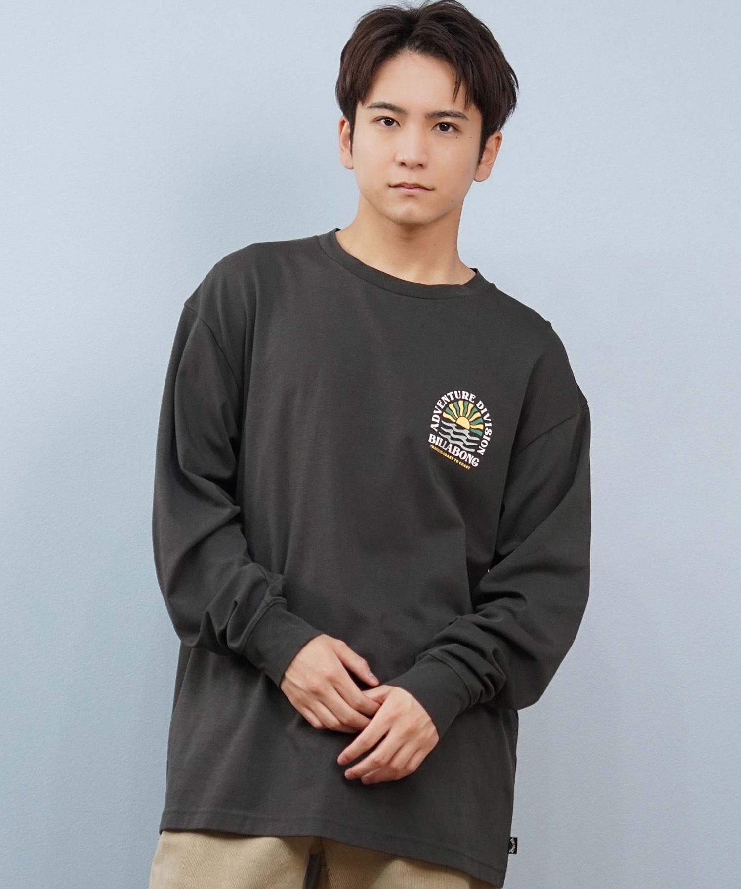 BILLABONG ビラボン 長袖 Tシャツ ロンT メンズ バックプリント 吸水速