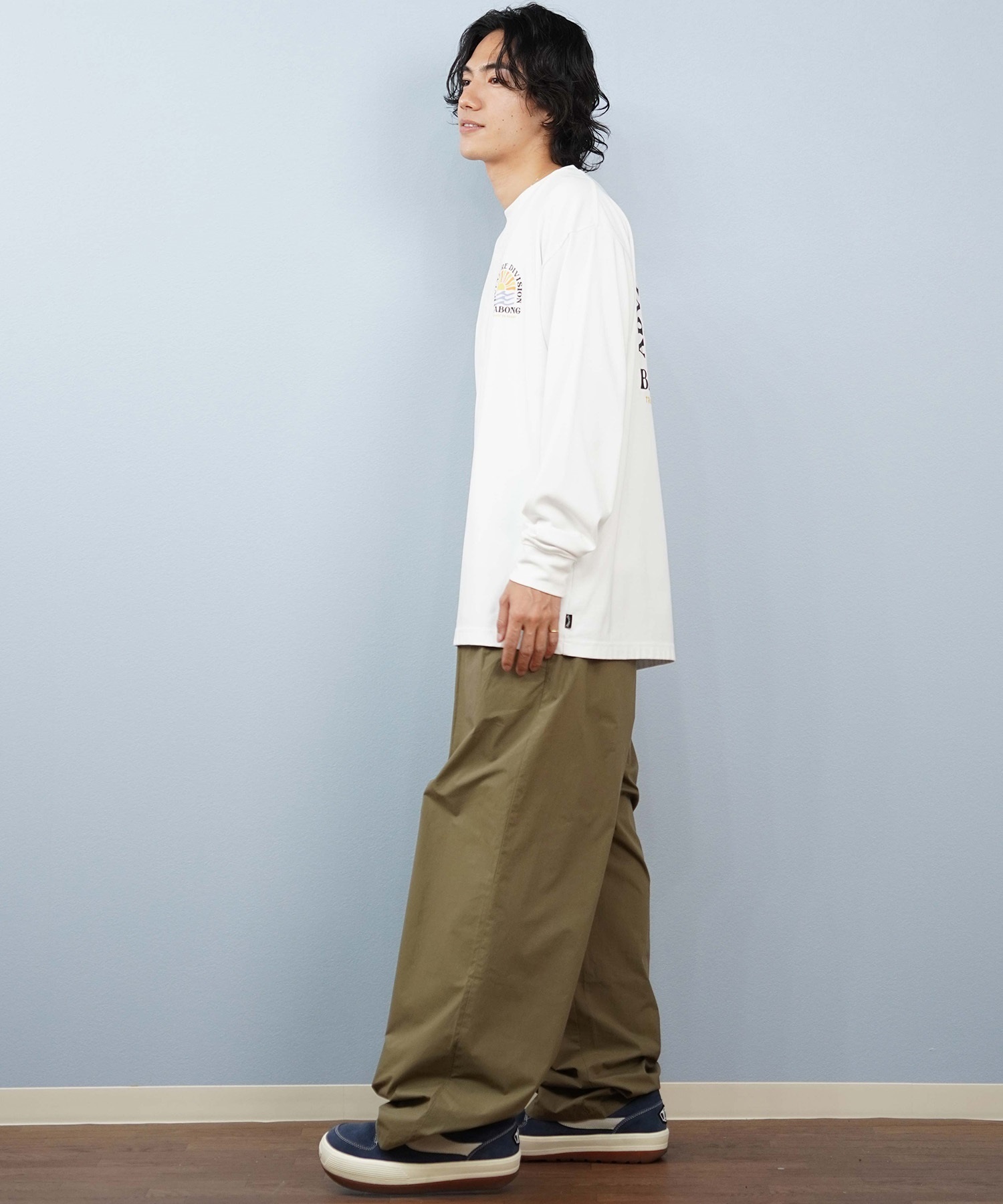 BILLABONG ビラボン 長袖 Tシャツ ロンT メンズ バックプリント 吸水速