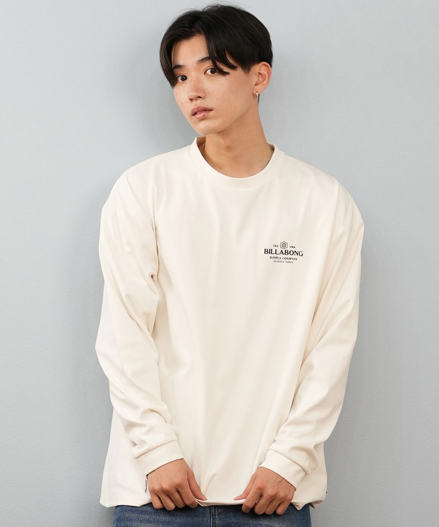 BILLABONG ビラボン 長袖 Tシャツ ロンT メンズ バックプリント 水陸