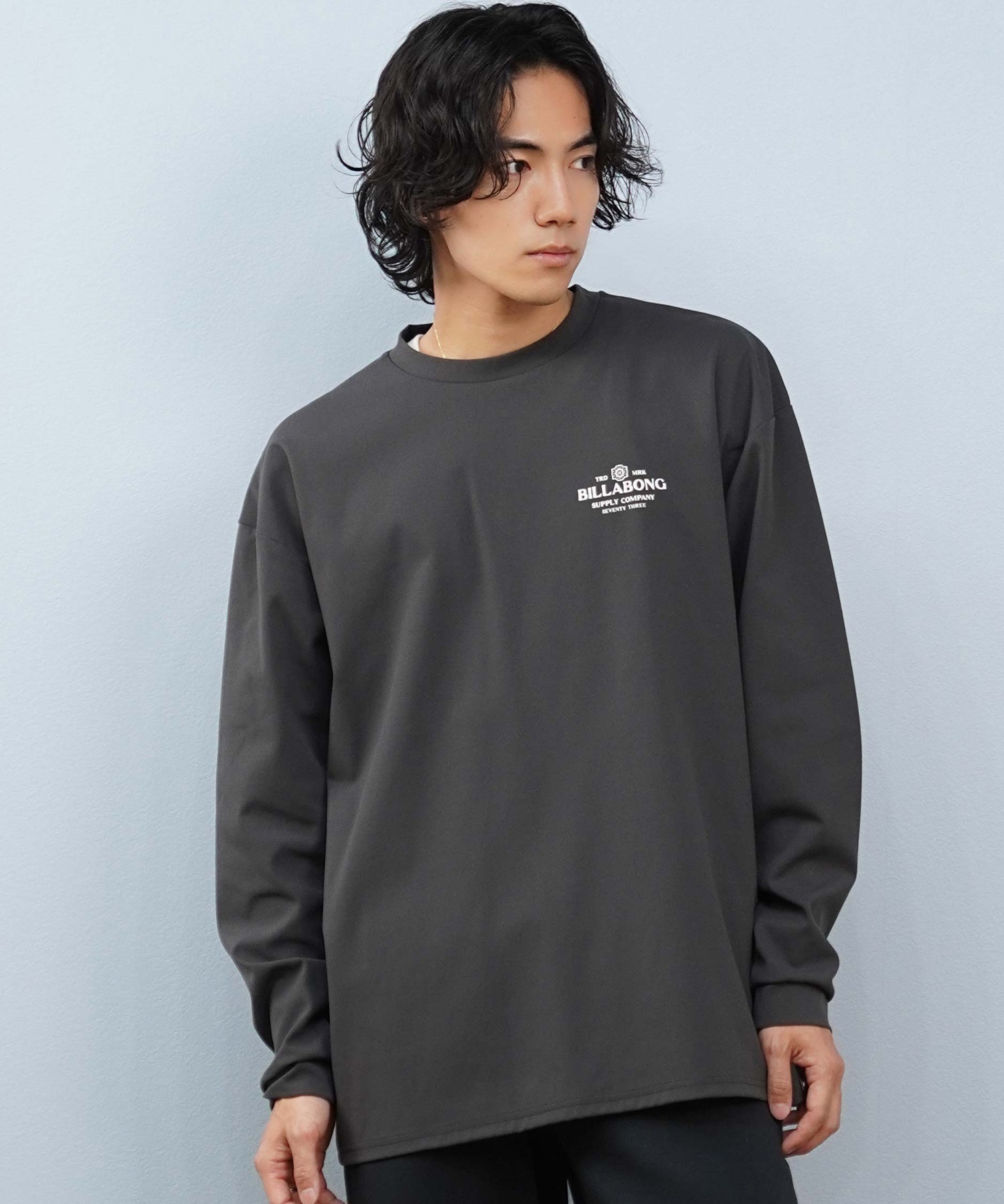 BILLABONG ビラボン 長袖 Tシャツ ロンT メンズ バックプリント 水陸