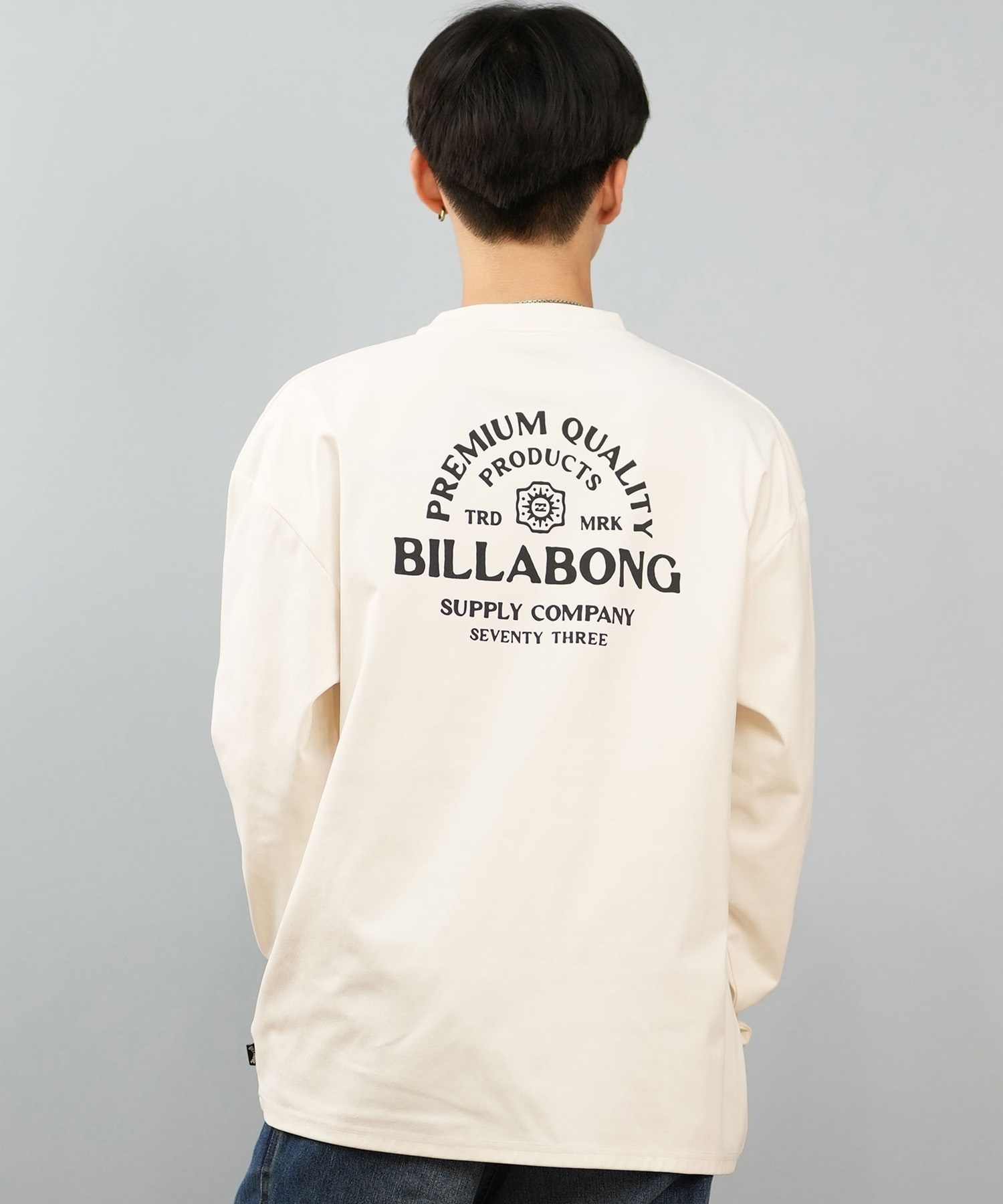 BILLABONG ビラボン 長袖 Tシャツ ロンT メンズ バックプリント 水陸