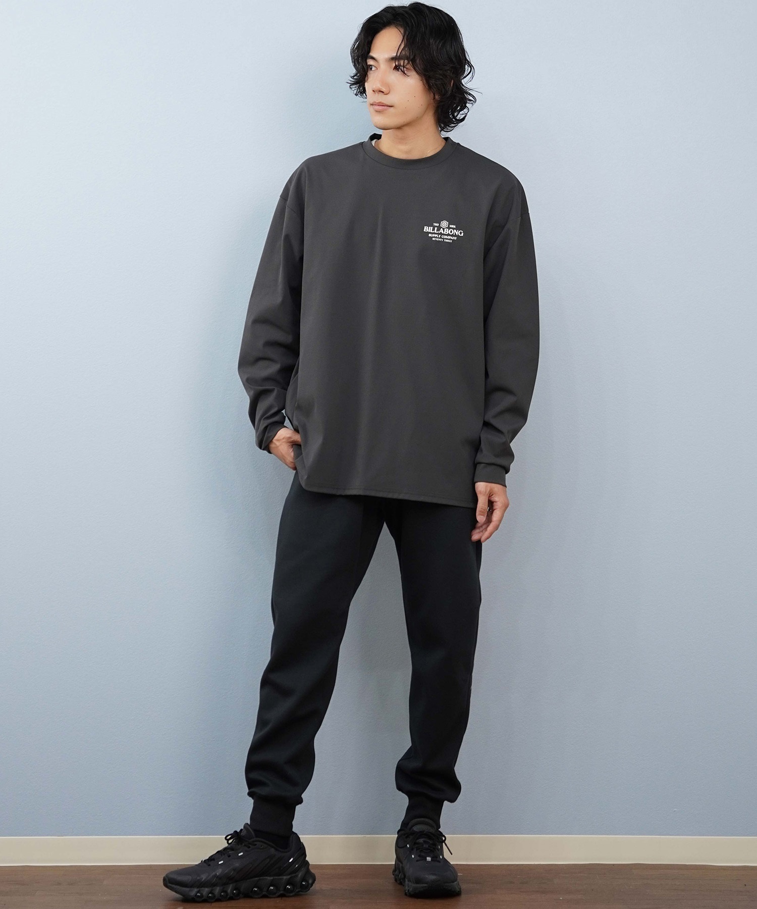 BILLABONG ビラボン 長袖 Tシャツ ロンT メンズ バックプリント 水陸