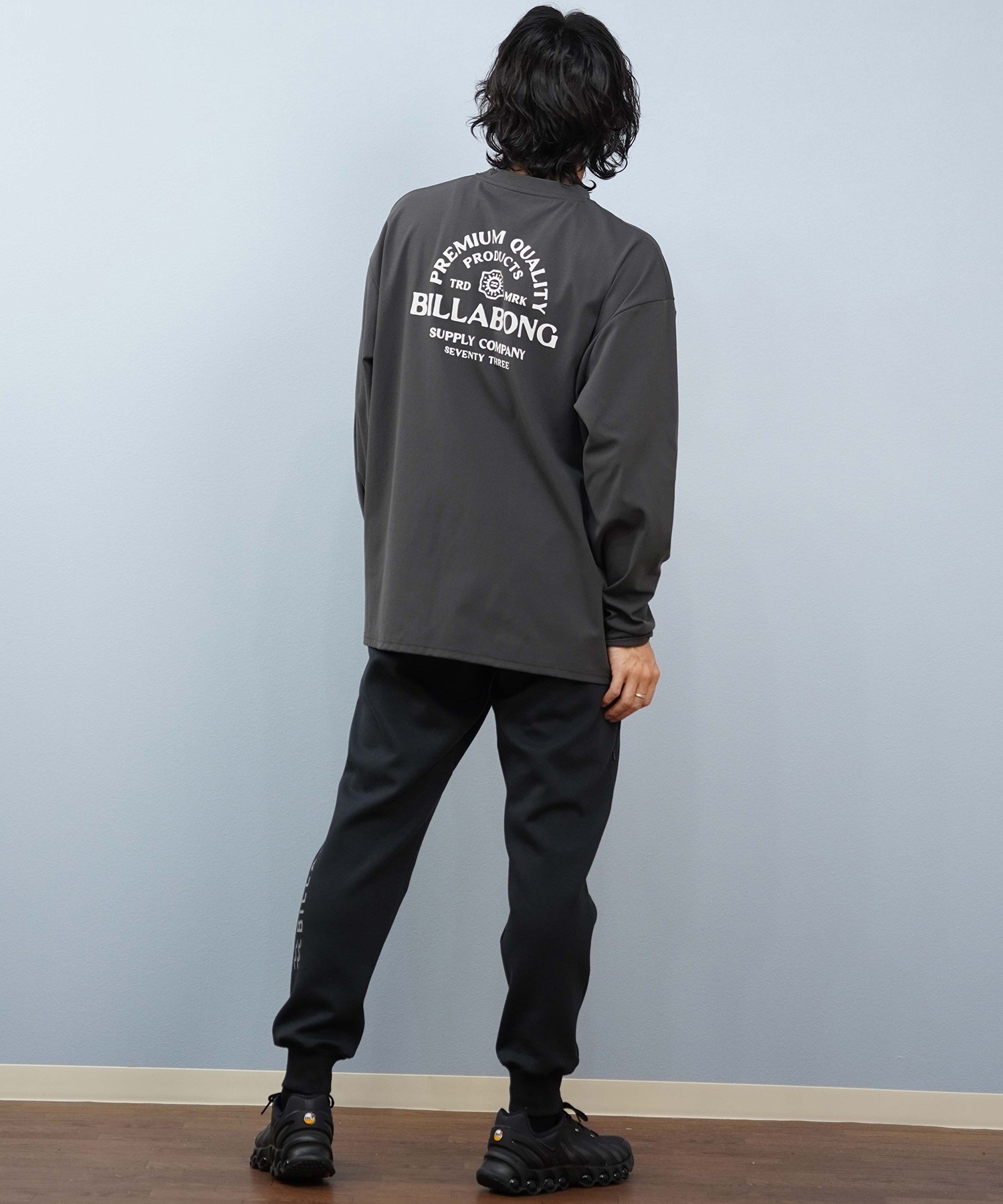 BILLABONG ビラボン 長袖 Tシャツ ロンT メンズ バックプリント 水陸