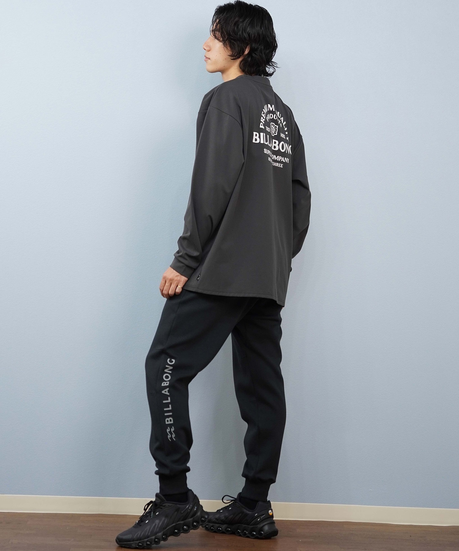 BILLABONG ビラボン 長袖 Tシャツ ロンT メンズ バックプリント 水陸