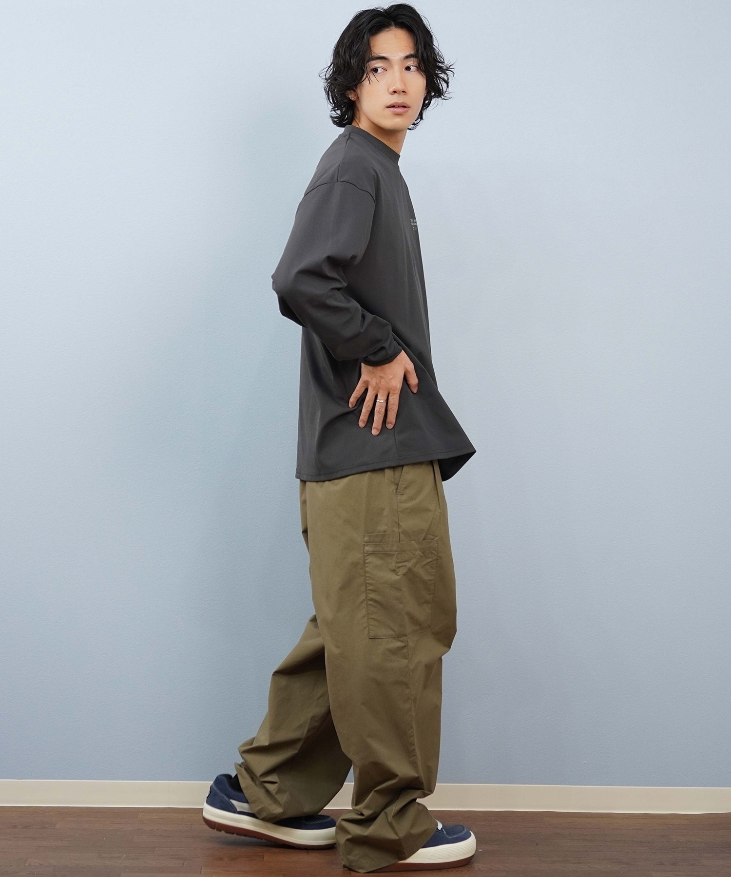 BILLABONG ビラボン 長袖 Tシャツ ロンT メンズ バックプリント 水陸