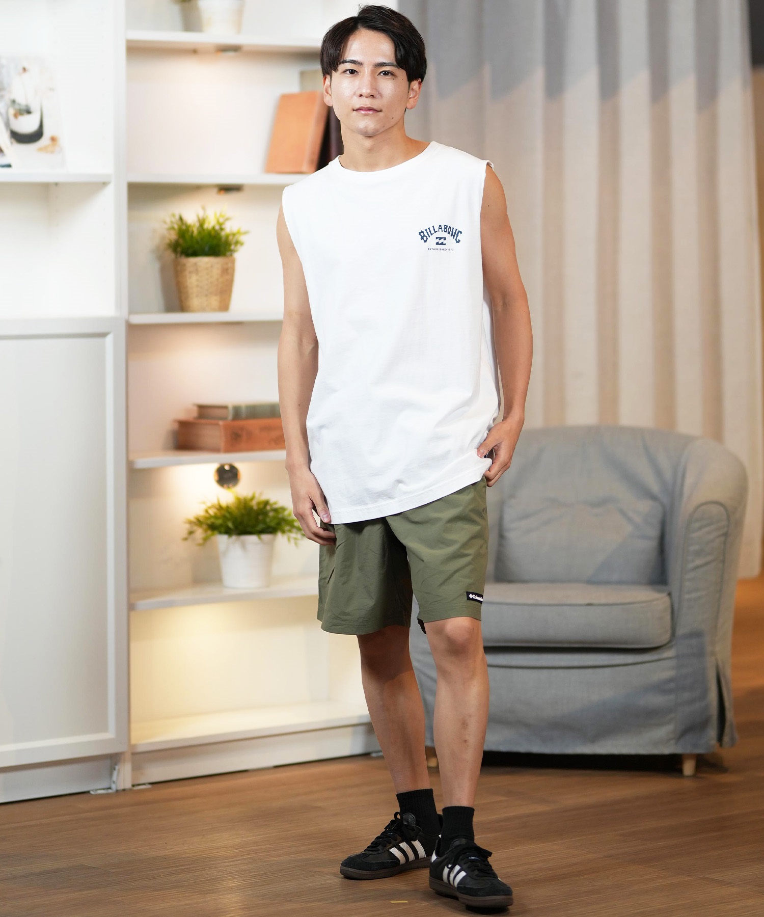 BILLABONG ビラボン タンクトップ メンズ マッスルタンク ノースリーブ