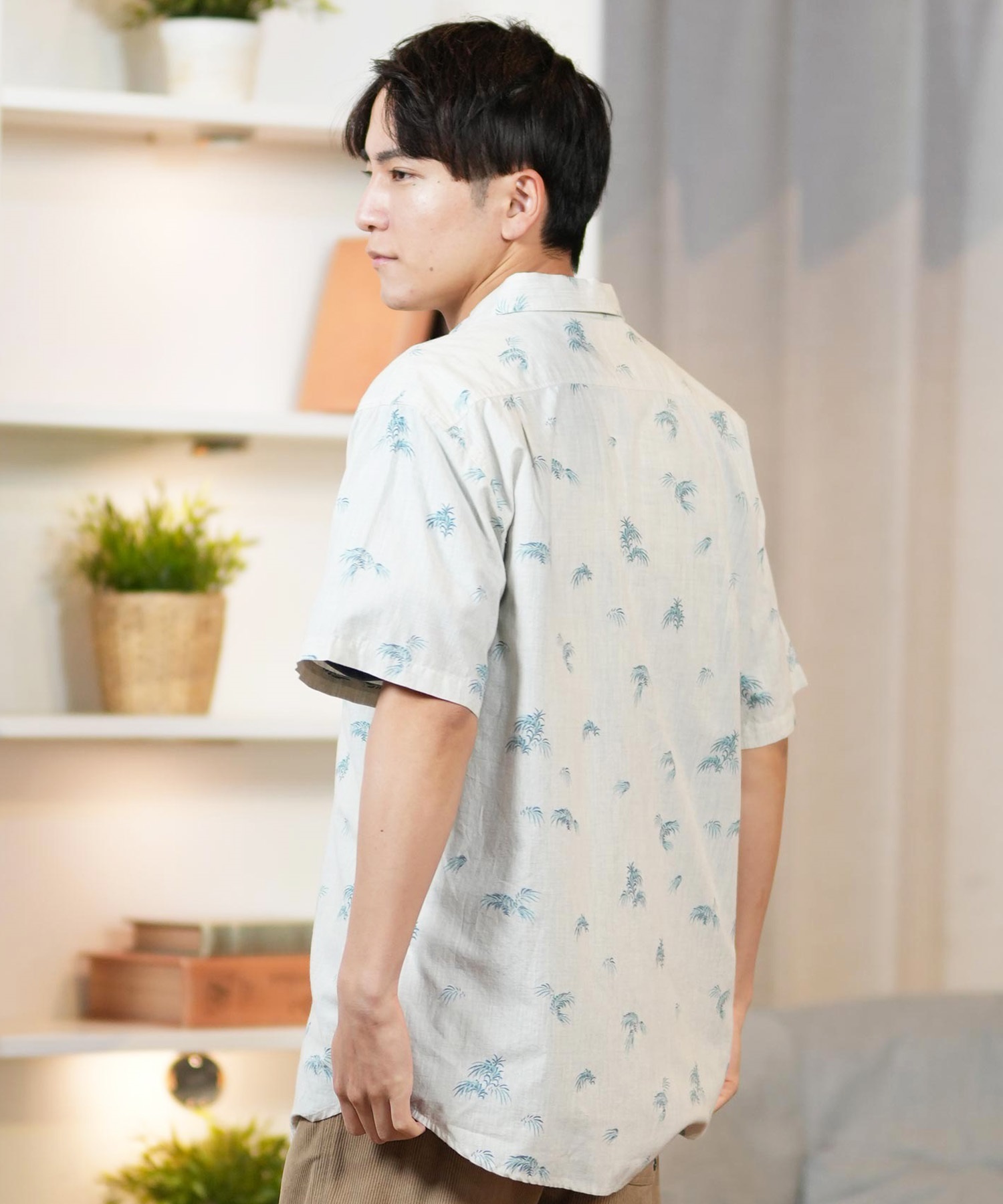 BILLABONG ビラボン 半袖シャツ メンズ 総柄 ストレッチ SUNDAYS MINI